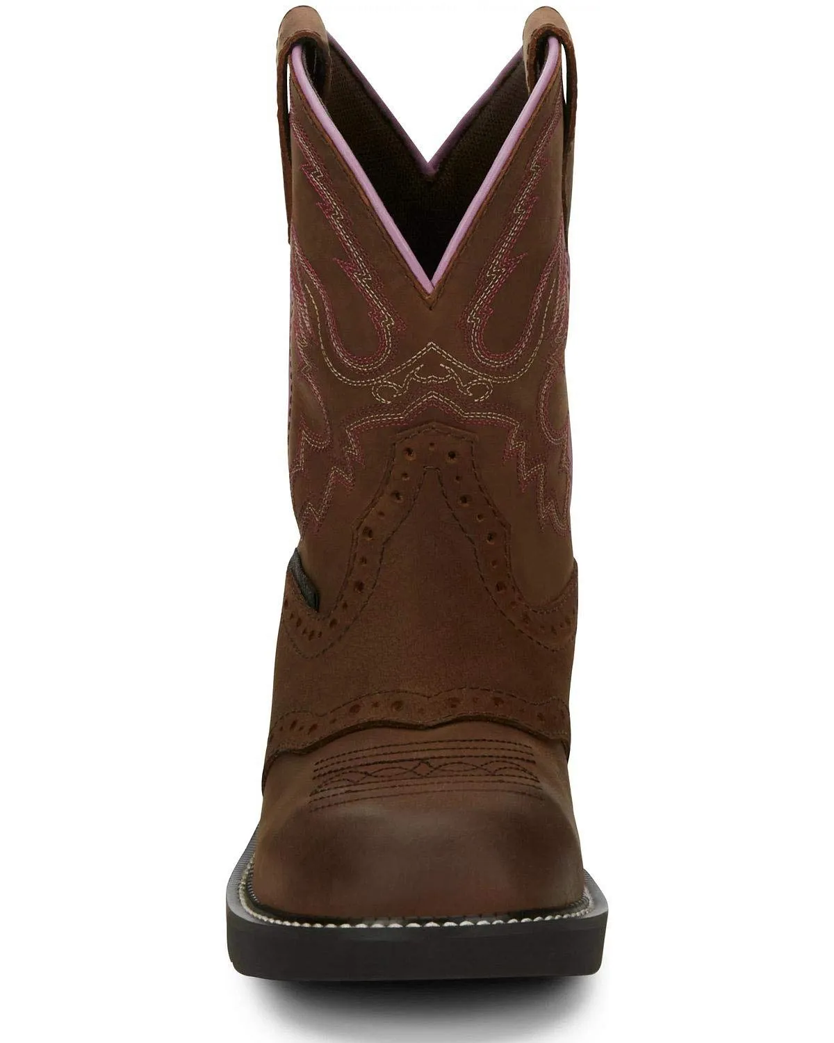 Justin Original Work Boots Western Boot,10,B,Brown,Steel,PR