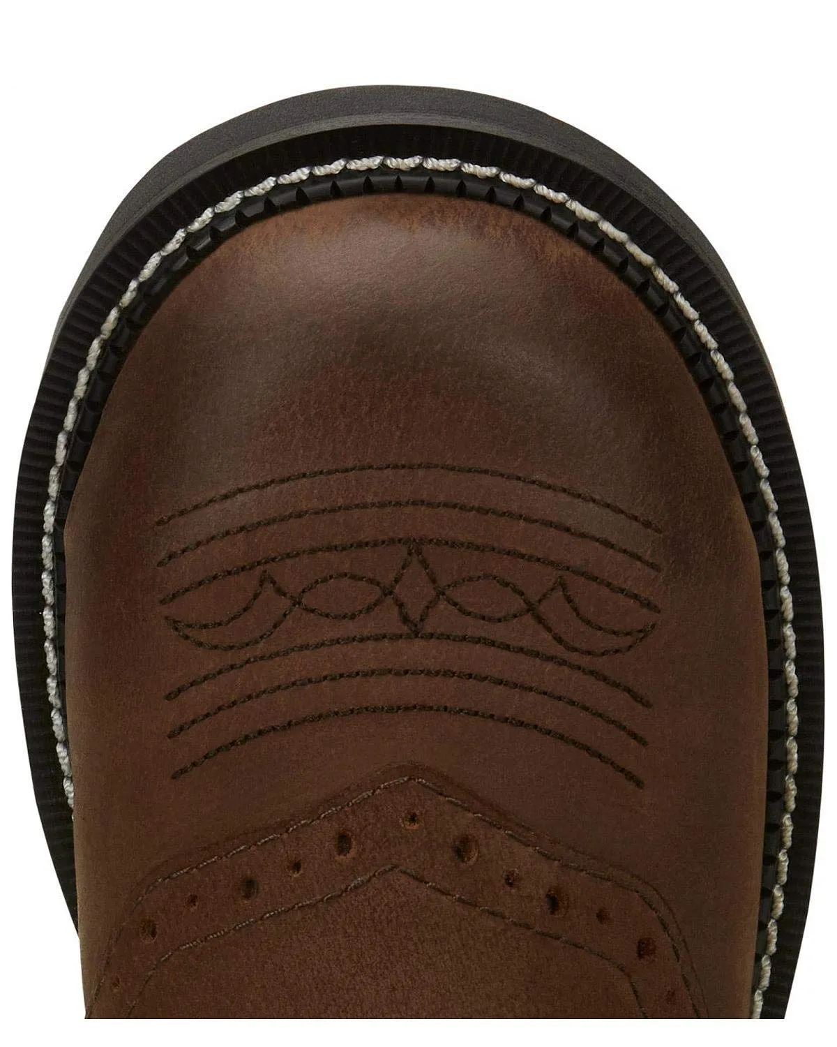 Justin Original Work Boots Western Boot,10,B,Brown,Steel,PR