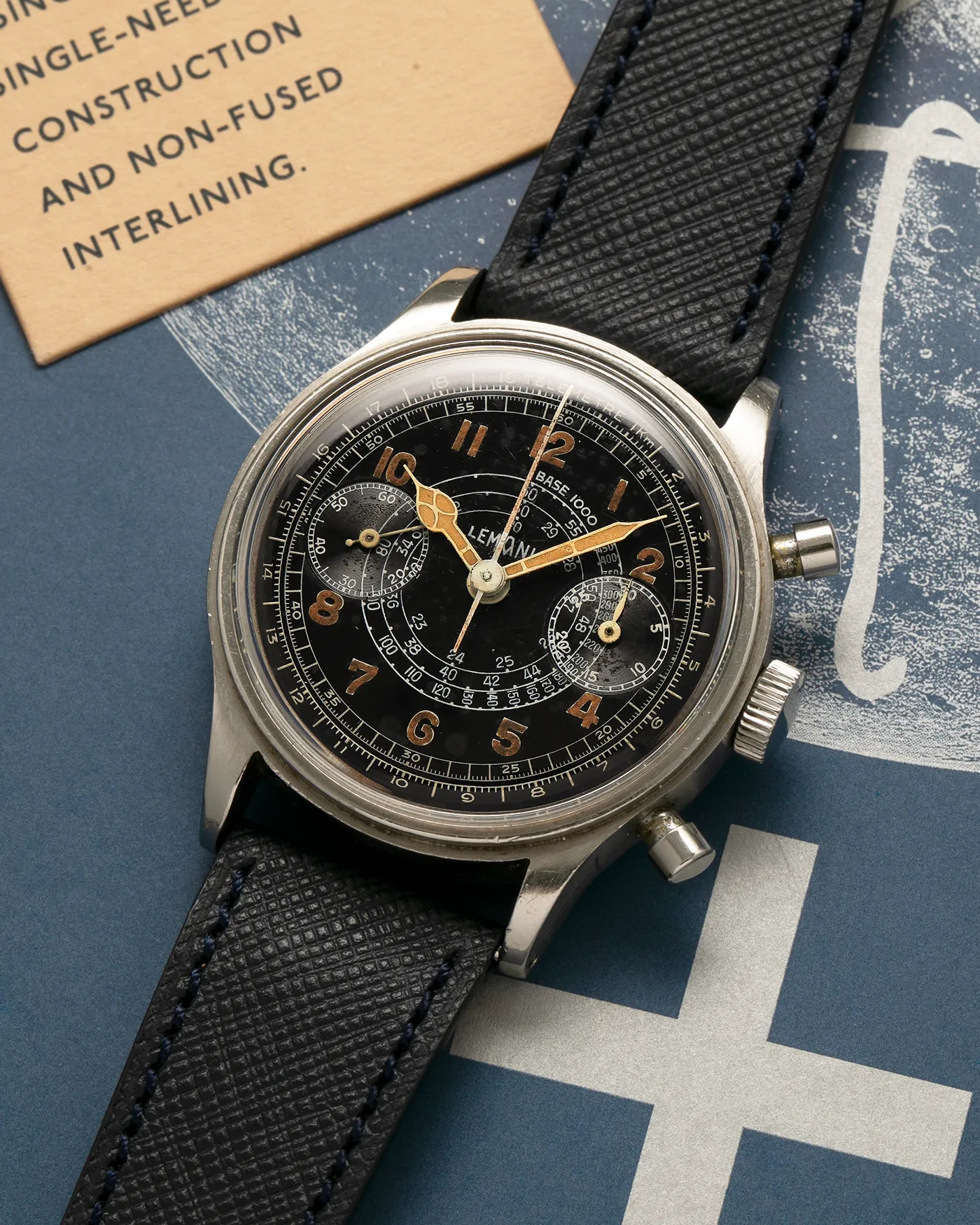 Lemania 15TL Snail Dial Chronograph