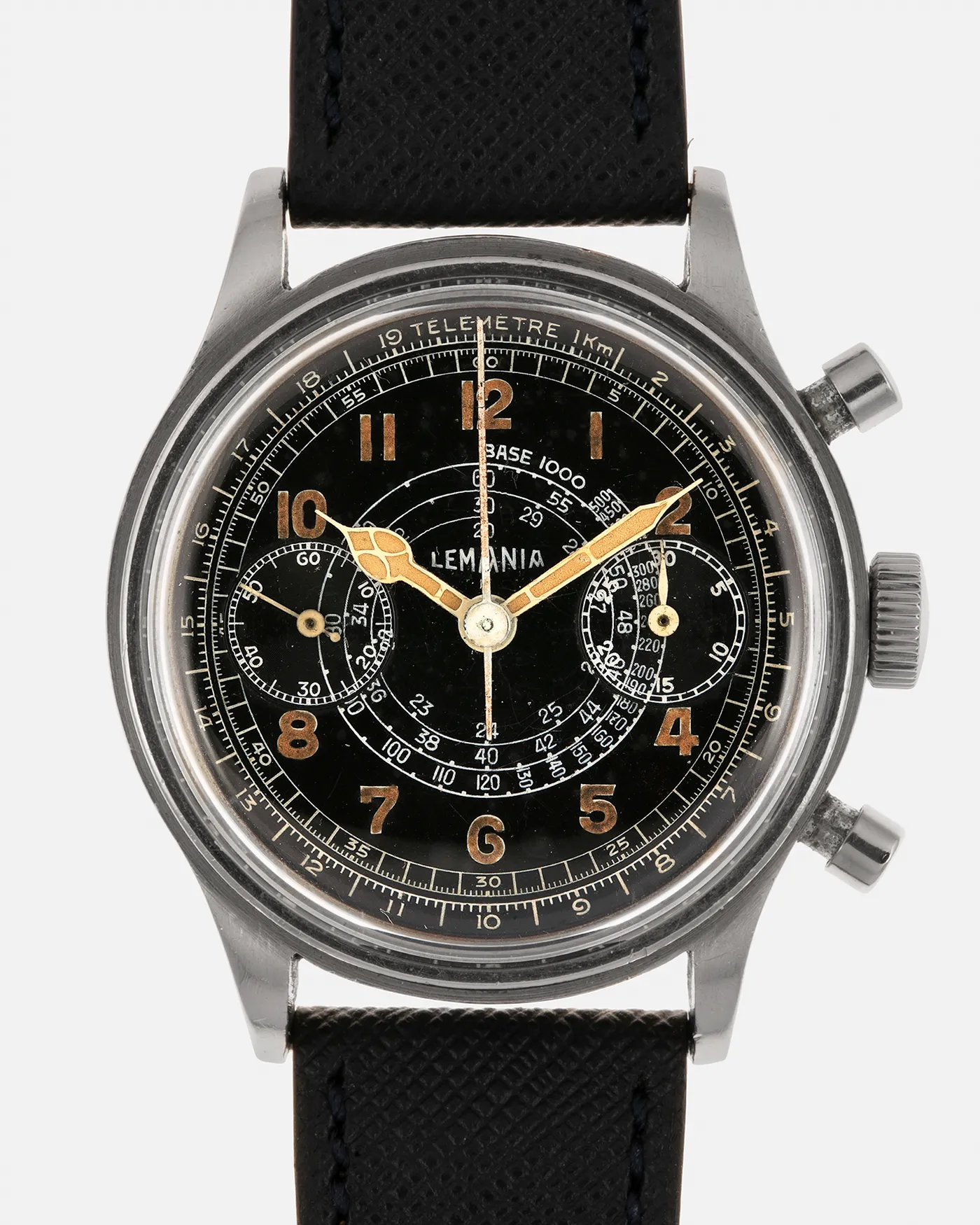 Lemania 15TL Snail Dial Chronograph