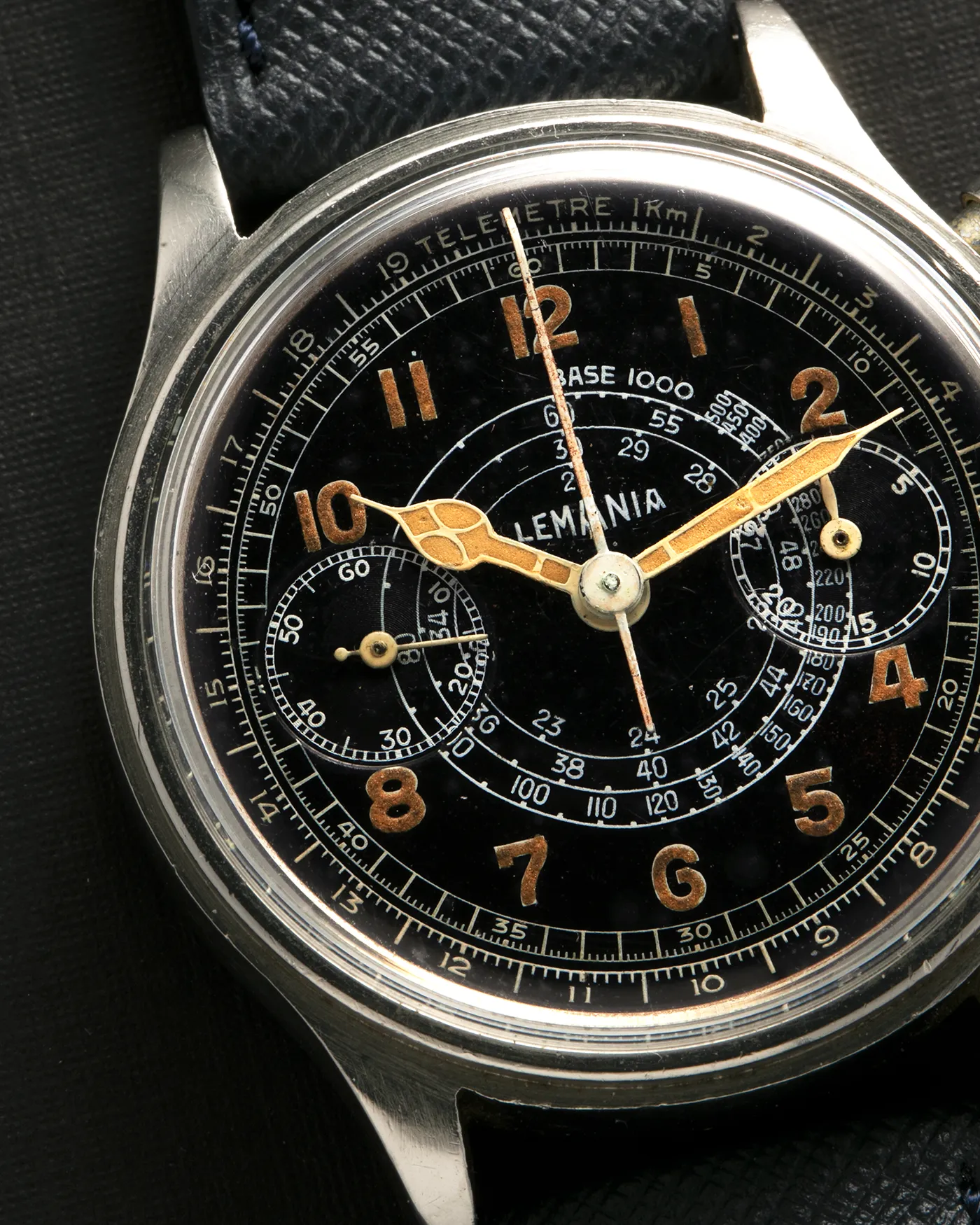 Lemania 15TL Snail Dial Chronograph