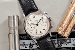 Lemania Two Register Chronograph