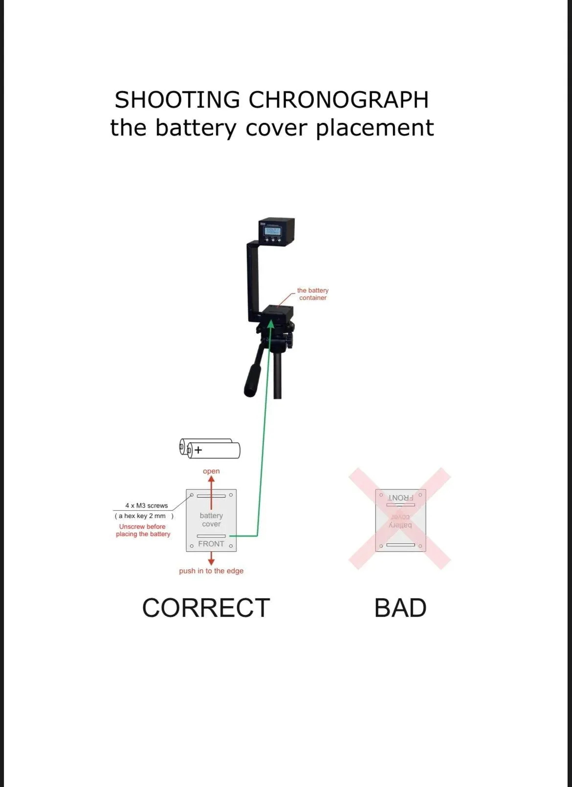 LMBR R2A CHRONOGRAPH, TRIPOD THREADED