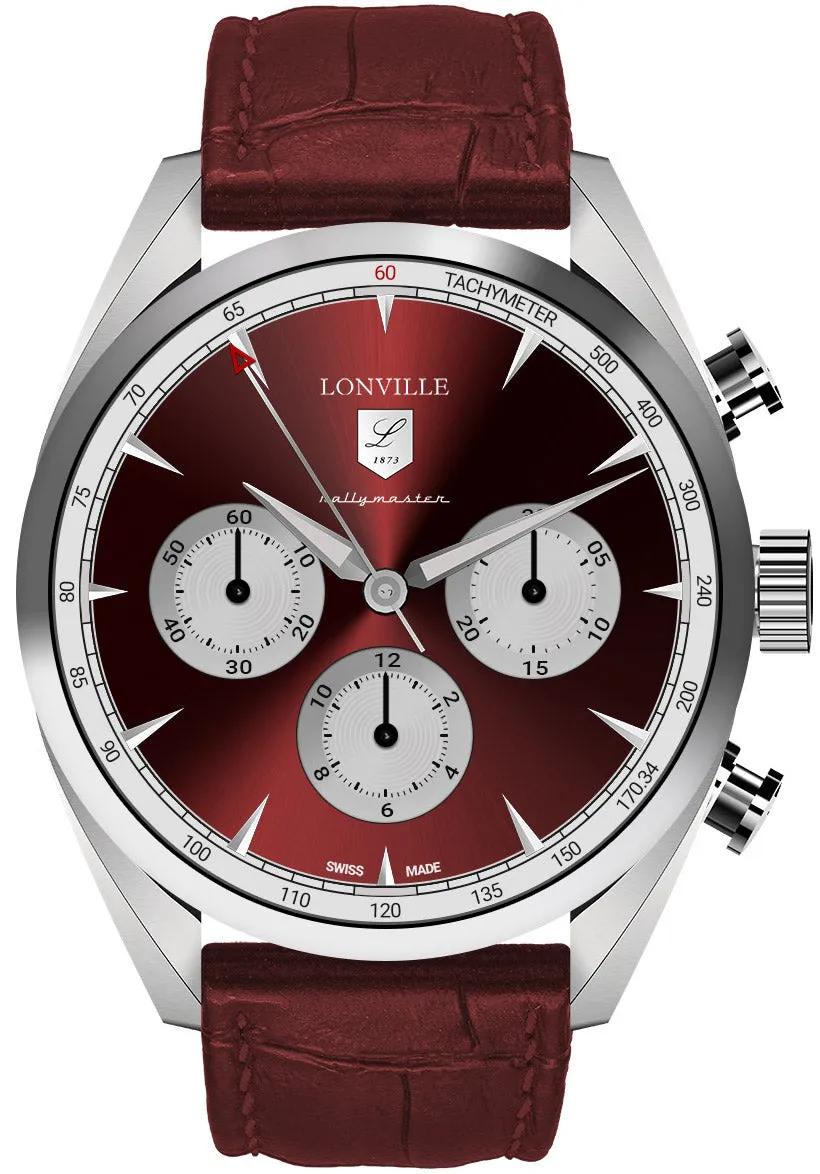 LON Watch Rallymaster CORSso Red