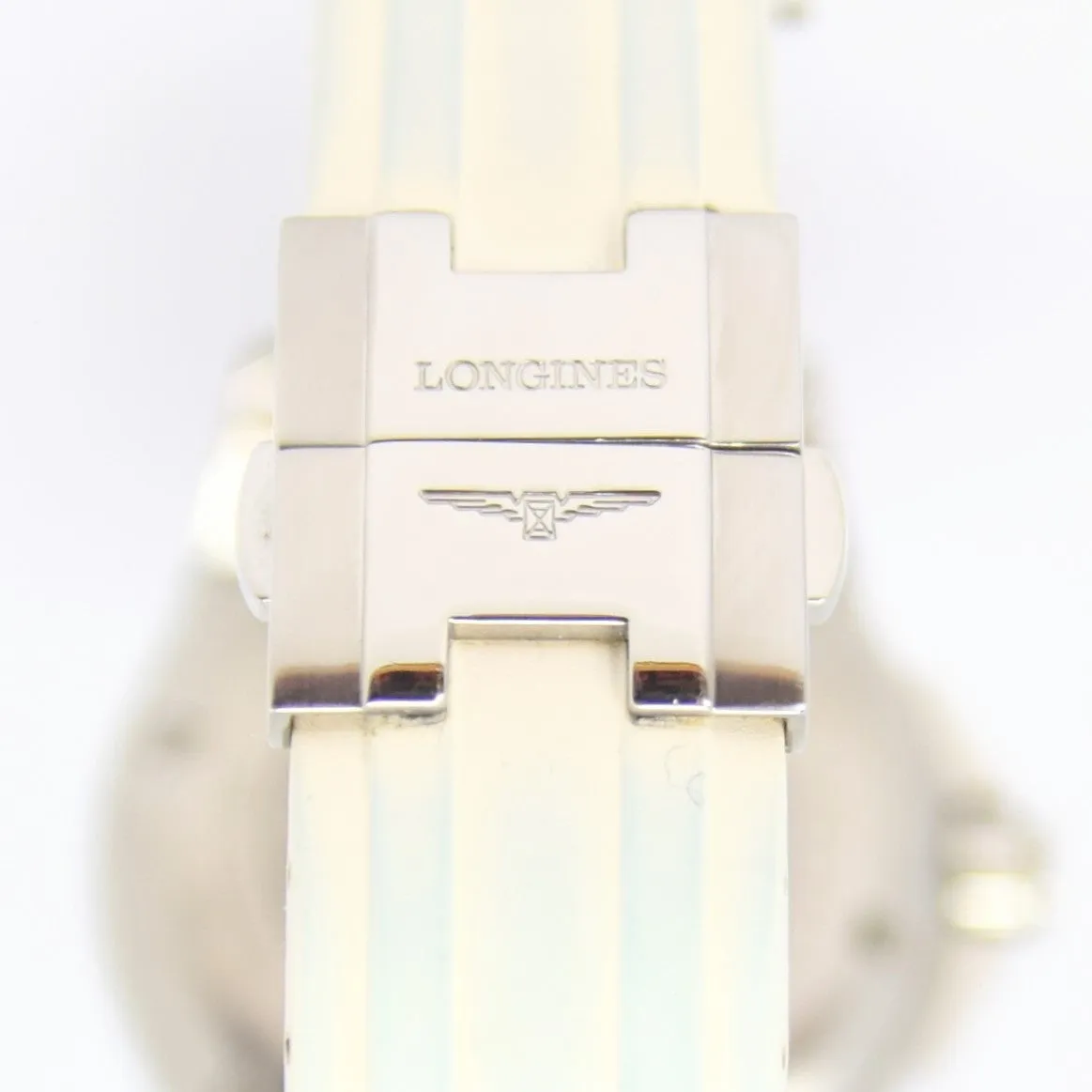 Longines Conquest Automatic Watch Model L36554862 in 39mm with MOP Dial - Stainless Steel & Ceramic Case with Box