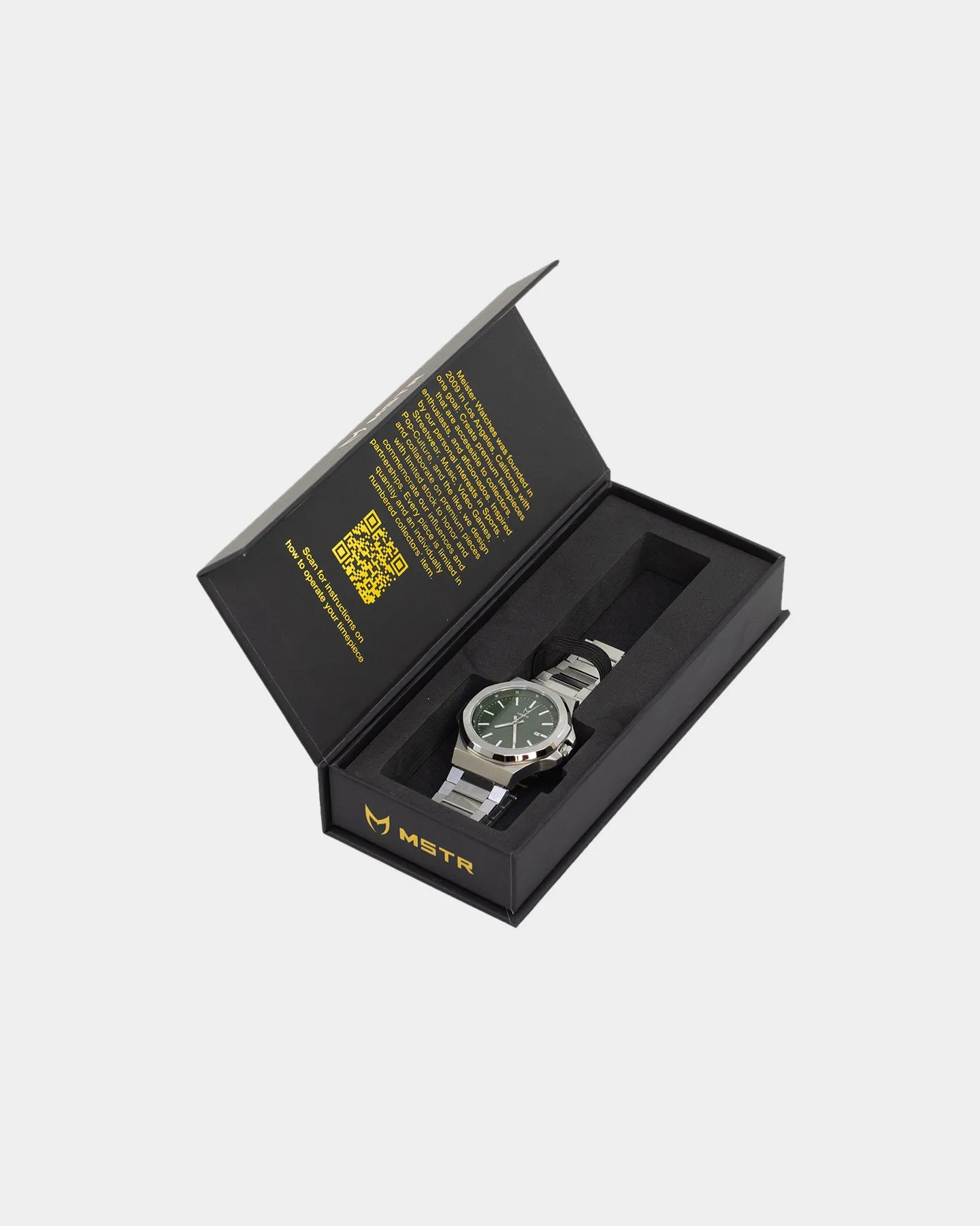 Meister Day Trip Watch Silver/Green