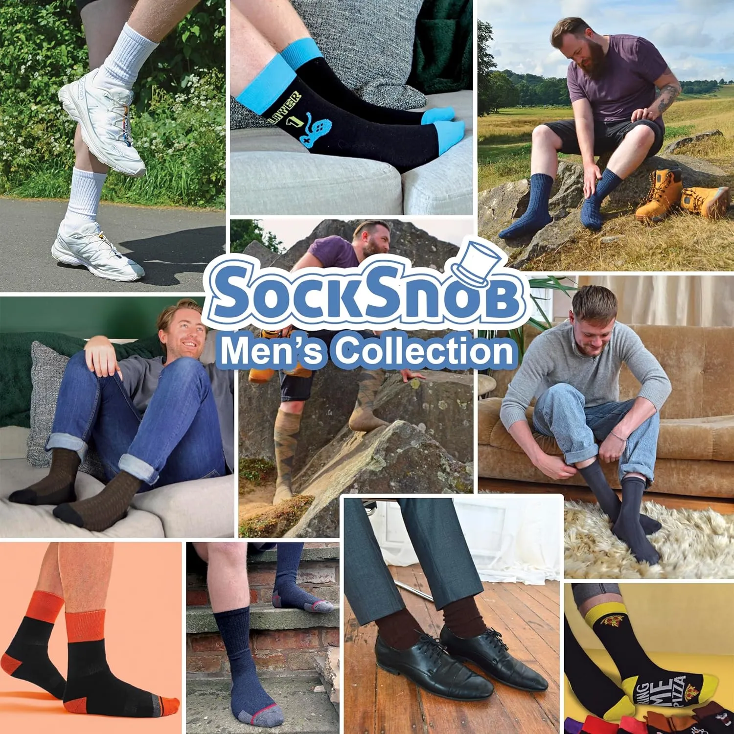 Mens Anti Sweat Moisture Wicking Summer Bambou Work Socks for Steel Toe Boots