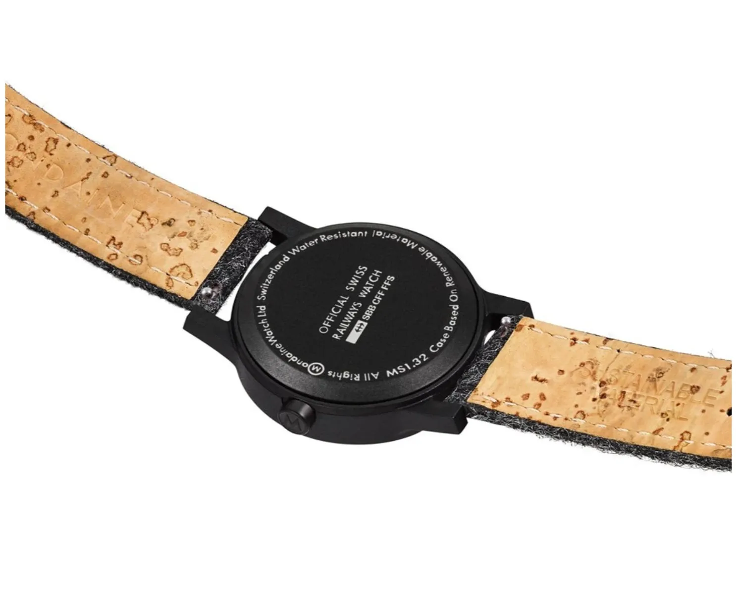 Mondaine ESSENCE SET 32 mm, sustainable watch MS1.32110.LH.SET