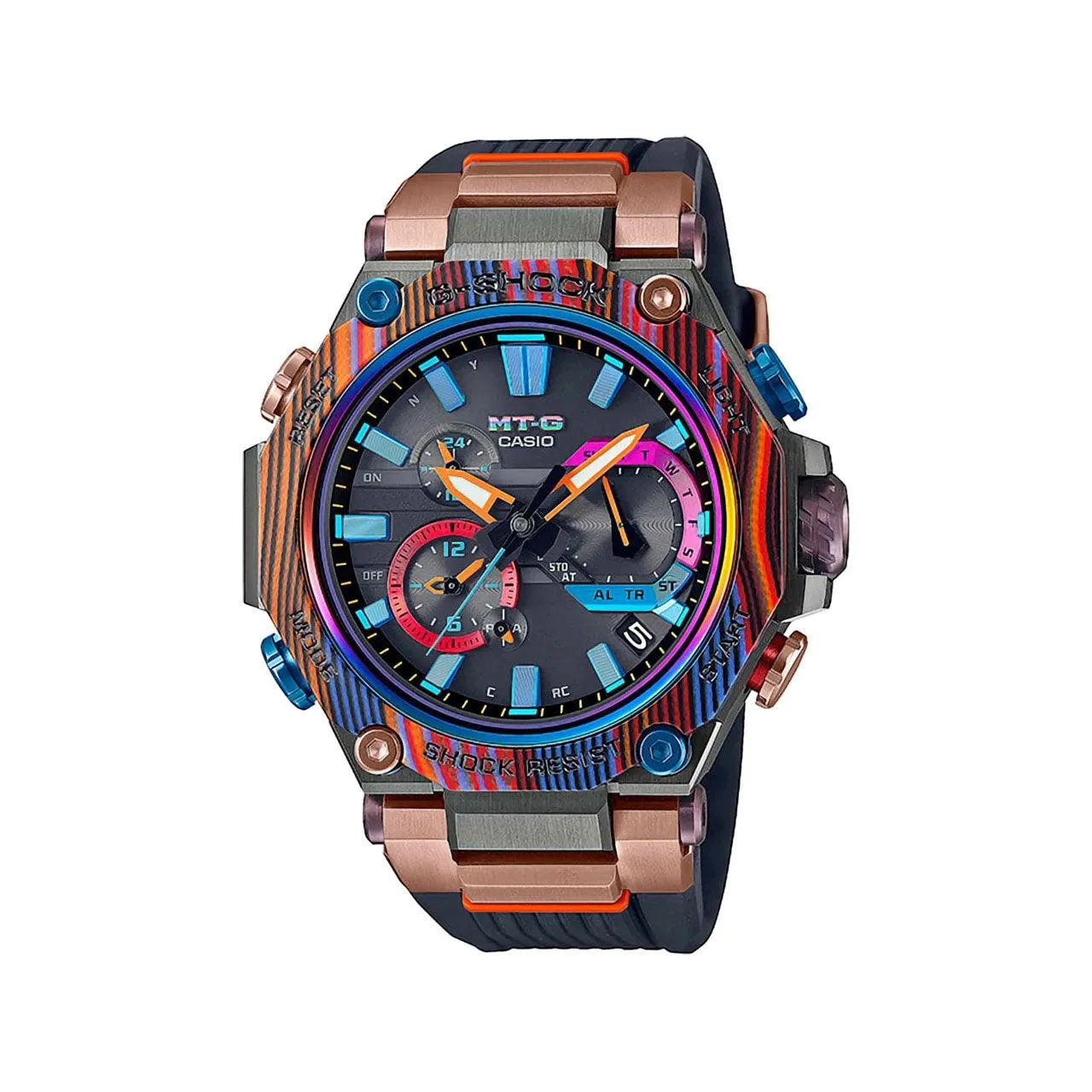 MT-G - Limited Edition Rainbow Carbon Fibre Watch - MTGB2000XMG-1A