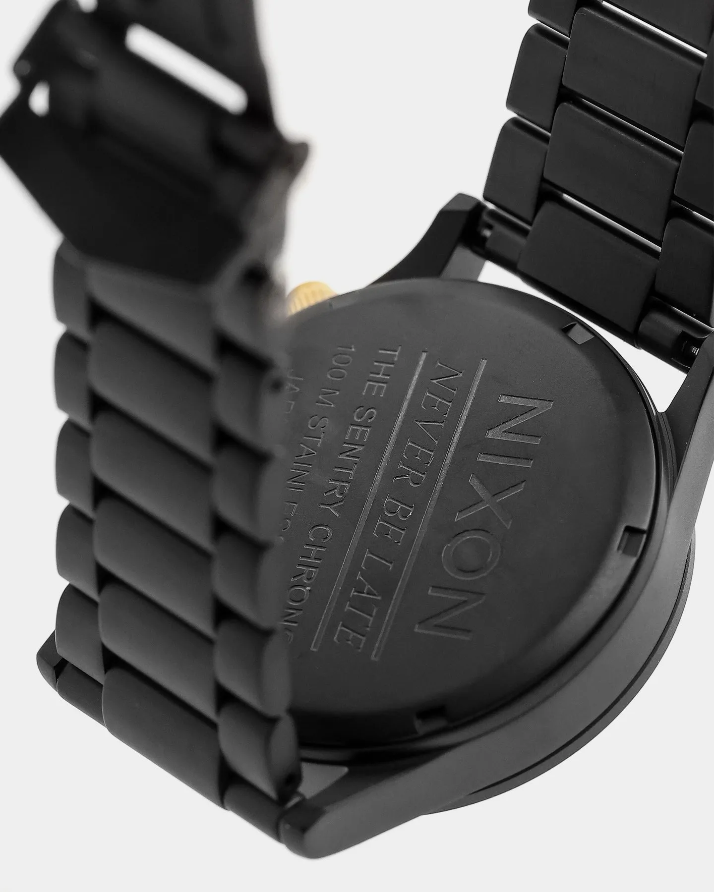 Nixon Sentry Chrono Watch Matte Black/Gold