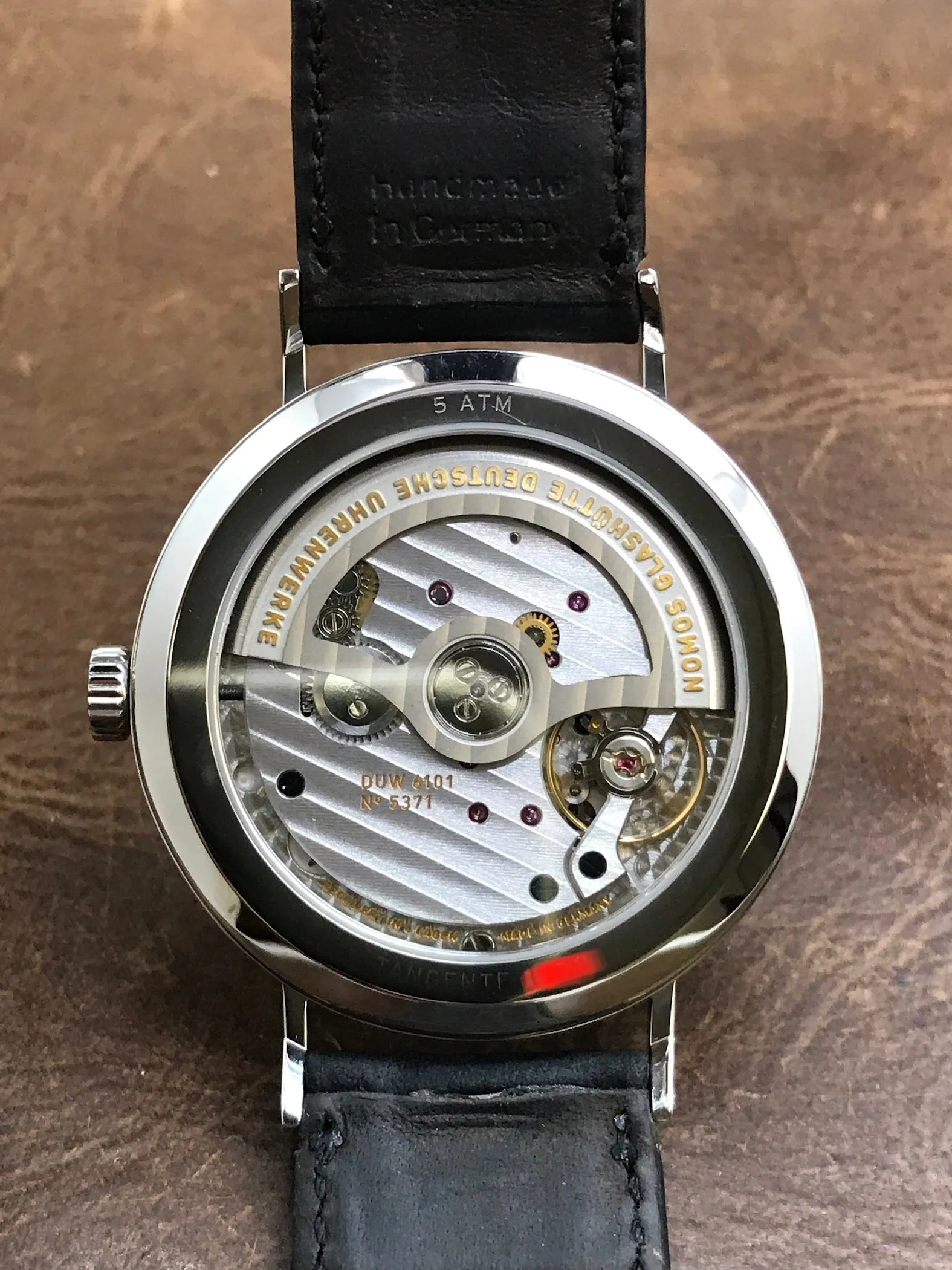 Nomos Tangente Neomatik 181 Ruthenium Grey Dial Automatic Men's Watch