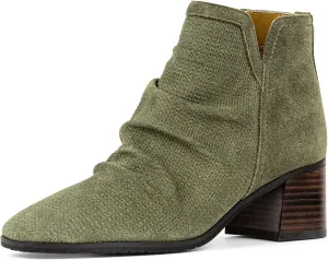 NYDJ Women's Dernnes Embossed Suede Ankle Boot