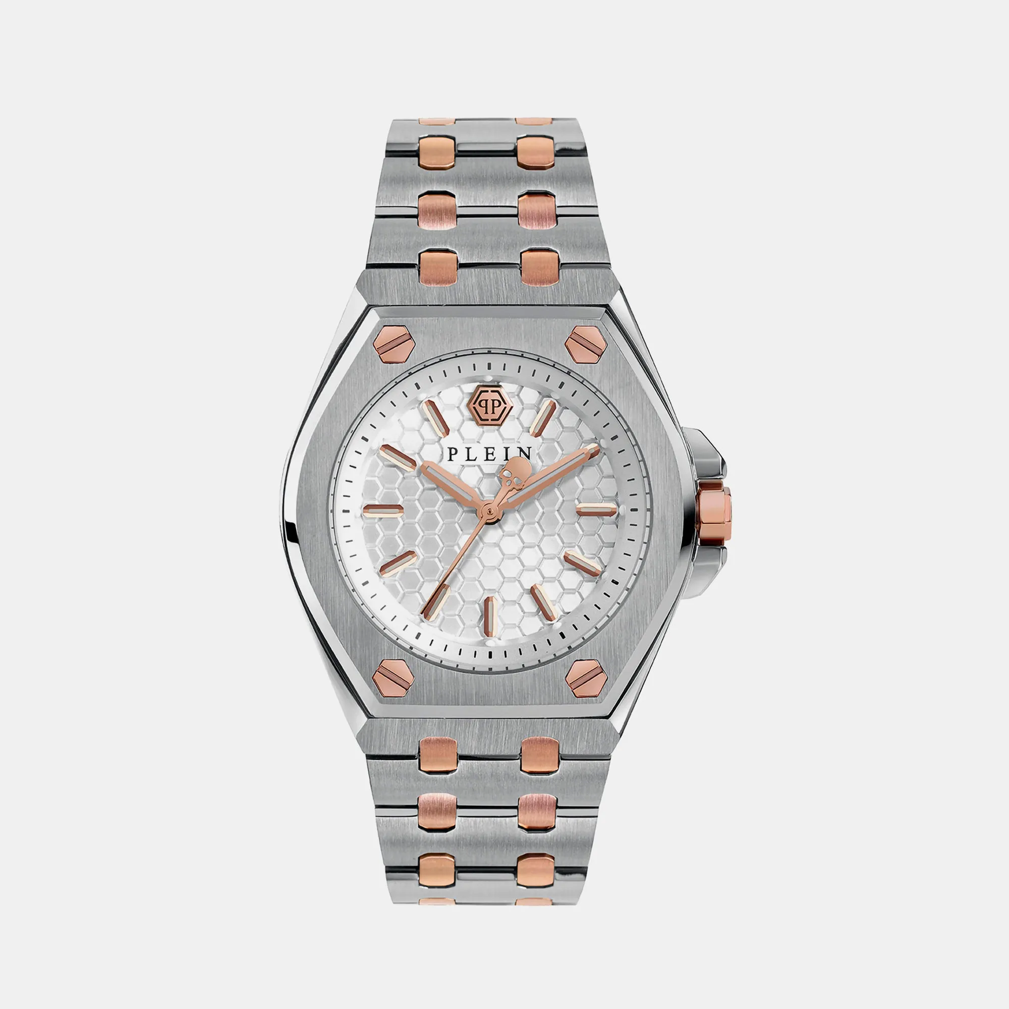 Plein Extreme Lady White Analog Stainless Steel Watch PWJAA0622