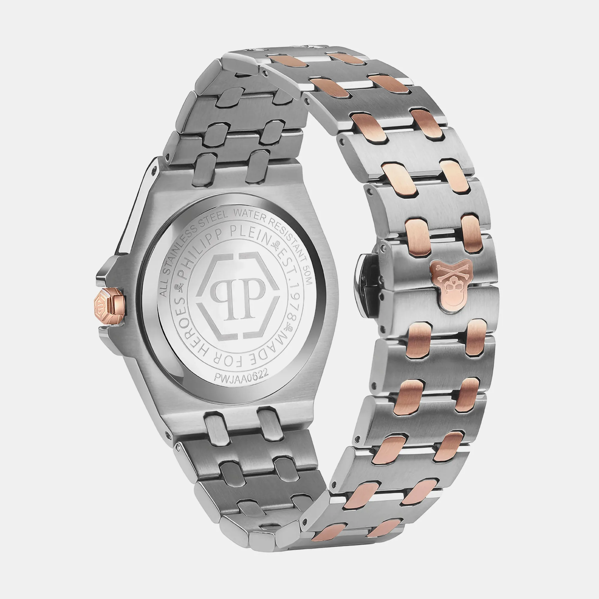 Plein Extreme Lady White Analog Stainless Steel Watch PWJAA0622