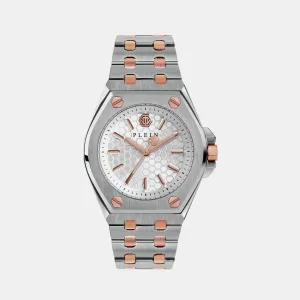 Plein Extreme Lady White Analog Stainless Steel Watch PWJAA0622