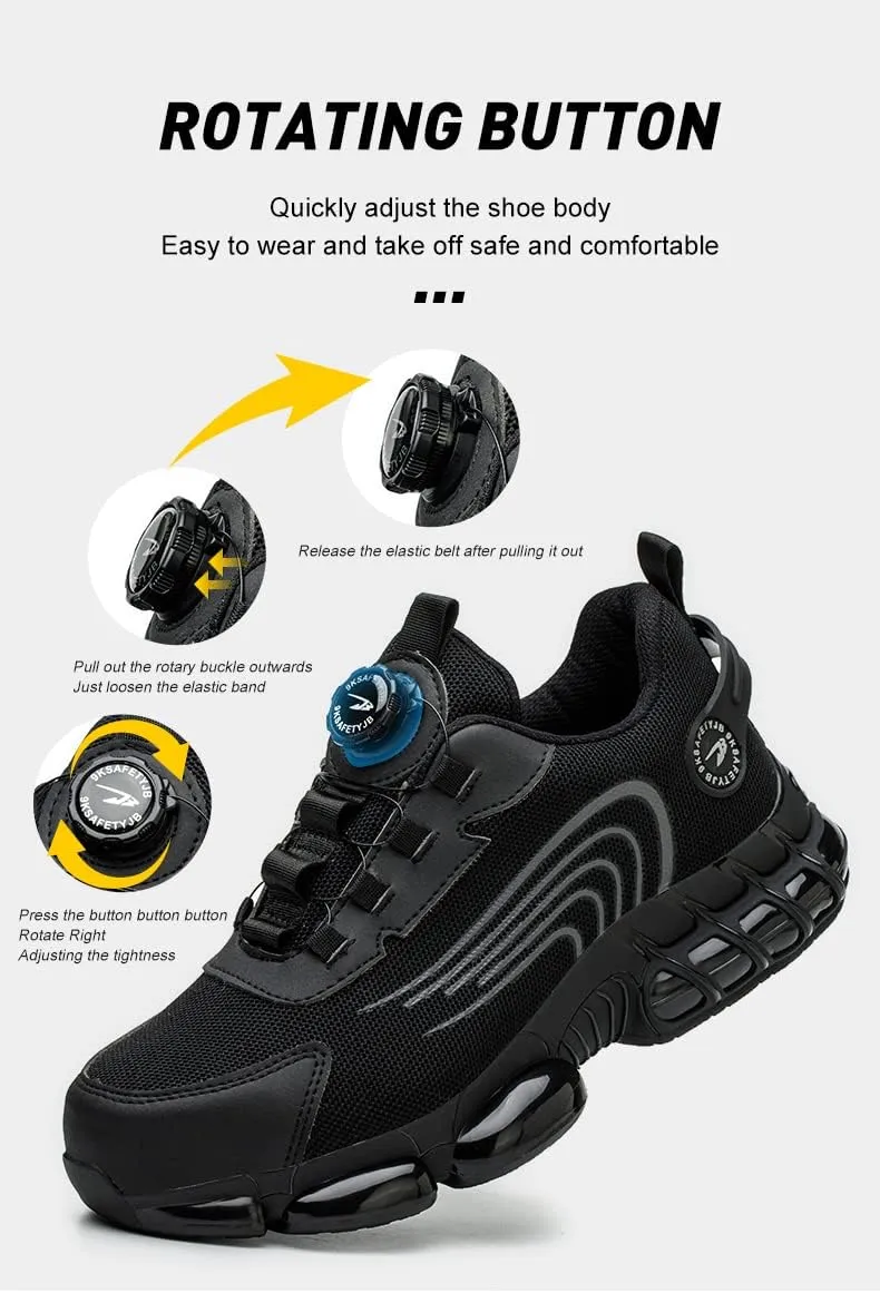 Prestivos Shoes for Men Women Prestivos Steel Toe Shoes Safety Steel Toe Sneakers for Men 2025 New Comfortable Work Shoe