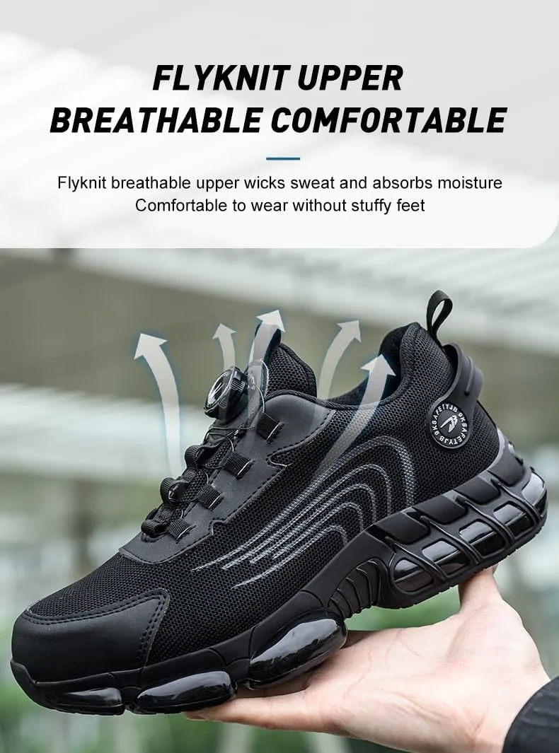 Prestivos Shoes for Men Women Prestivos Steel Toe Shoes Safety Steel Toe Sneakers for Men 2025 New Comfortable Work Shoe