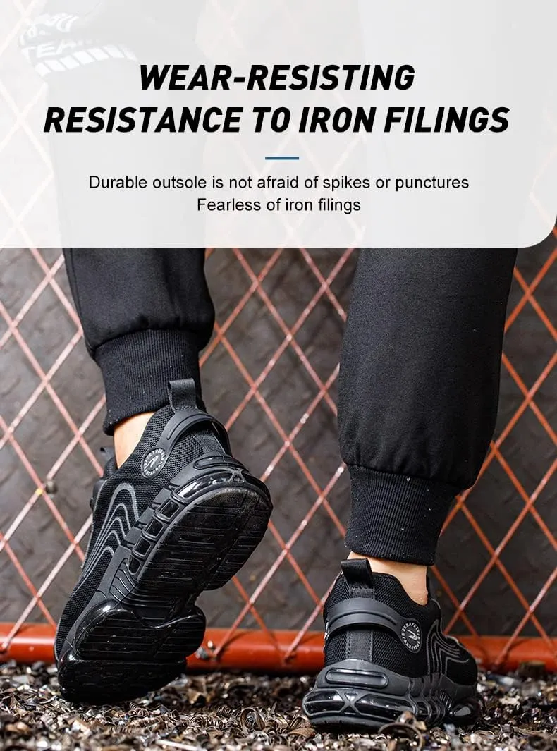 Prestivos Shoes for Men Women Prestivos Steel Toe Shoes Safety Steel Toe Sneakers for Men 2025 New Comfortable Work Shoe