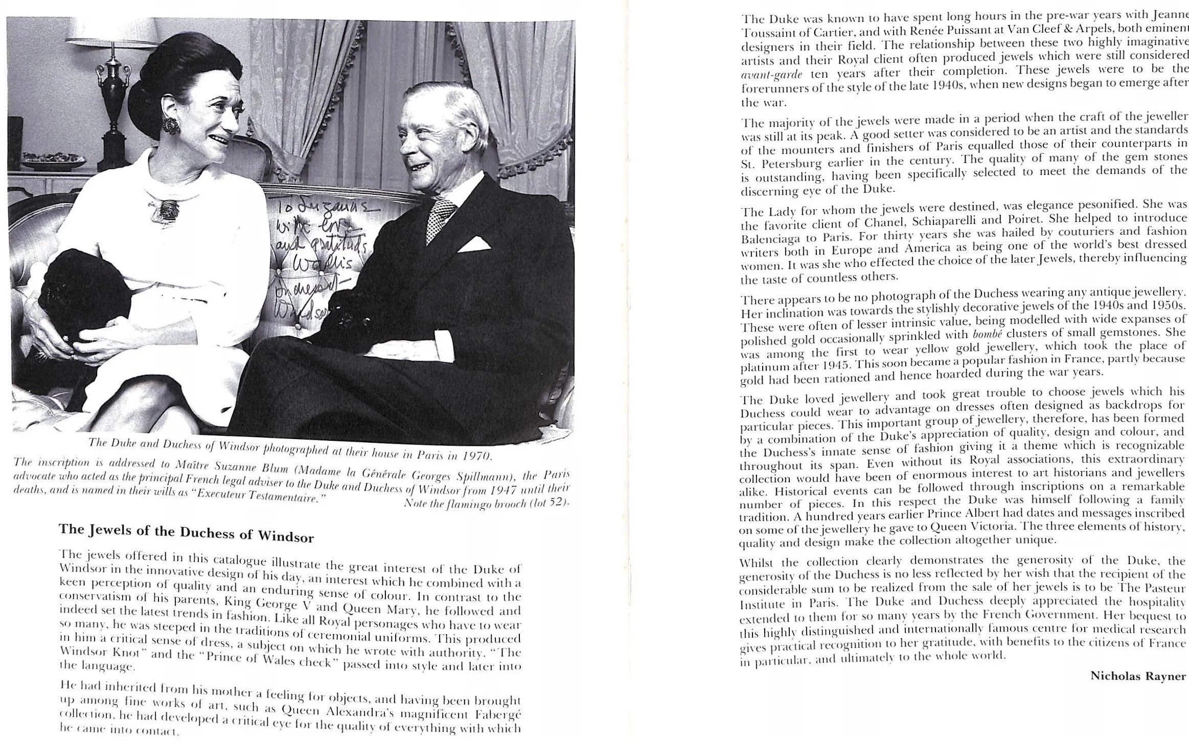 "The Jewels Of The Duchess Of Windsor" - 2nd-3rd April 1987 Sotheby's Geneva