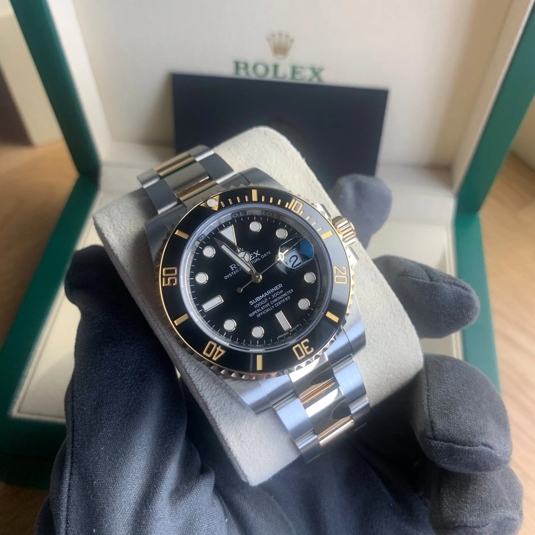 Rolex Submariner Date 116613LN Bi-Metal Brand New 2020 Full Set Watch