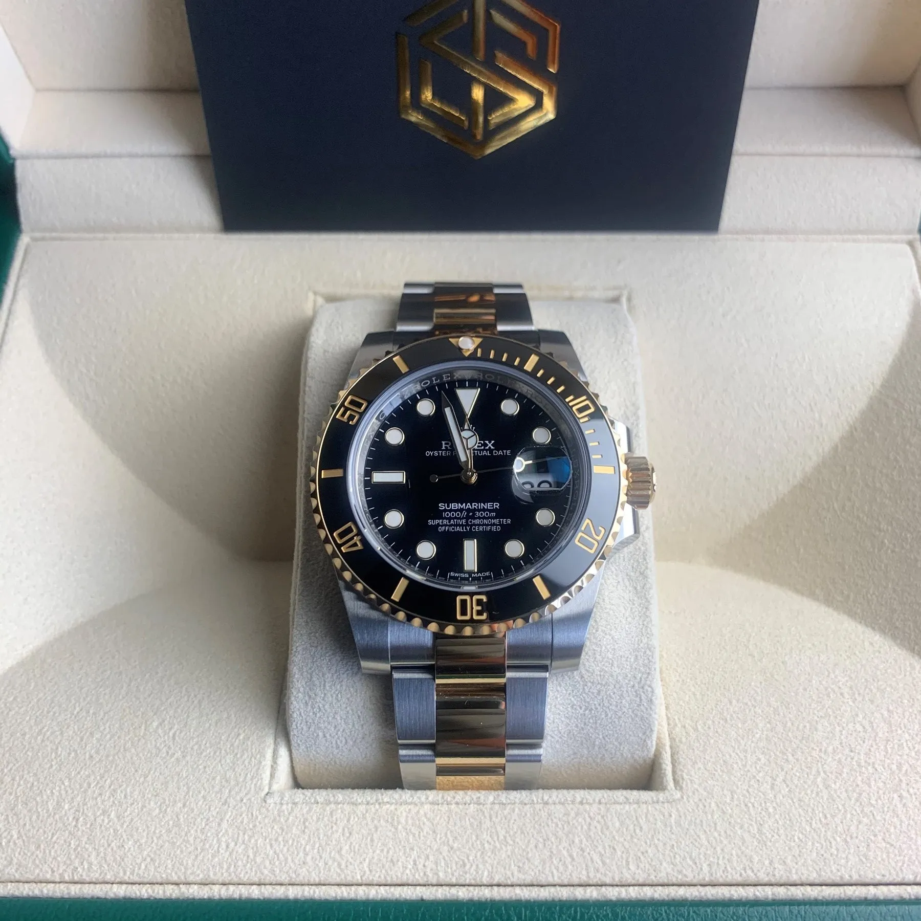 Rolex Submariner Date 116613LN Bi-Metal Brand New 2020 Full Set Watch