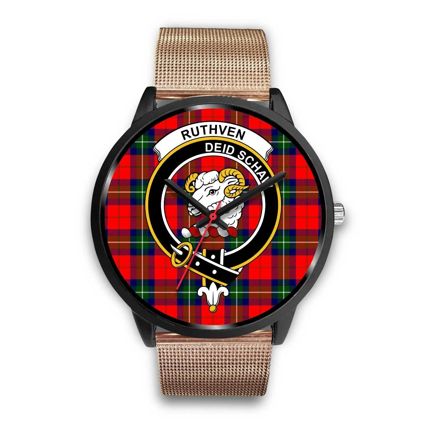 Ruthven Modern Clan Badge Tartan Black Watch