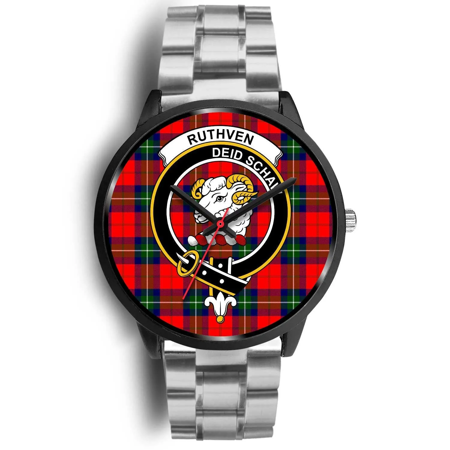 Ruthven Modern Clan Badge Tartan Black Watch