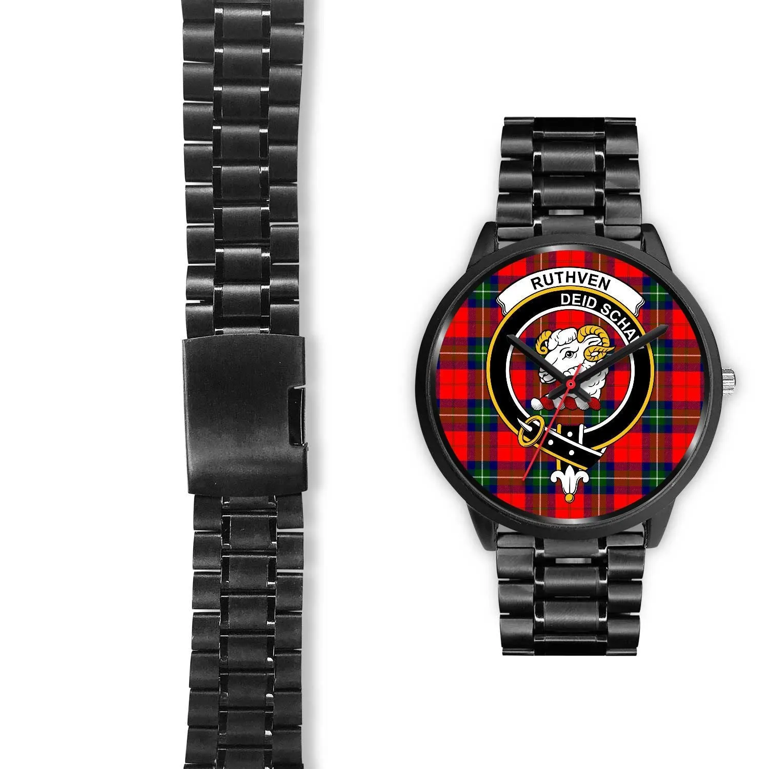 Ruthven Modern Clan Badge Tartan Black Watch