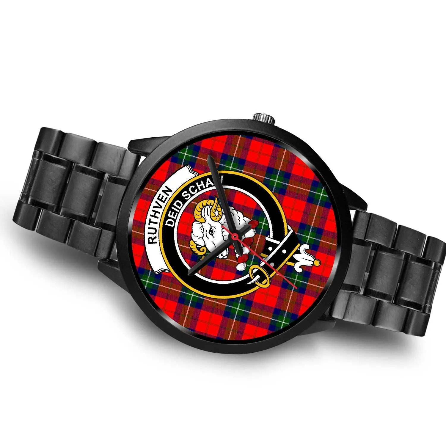 Ruthven Modern Clan Badge Tartan Black Watch