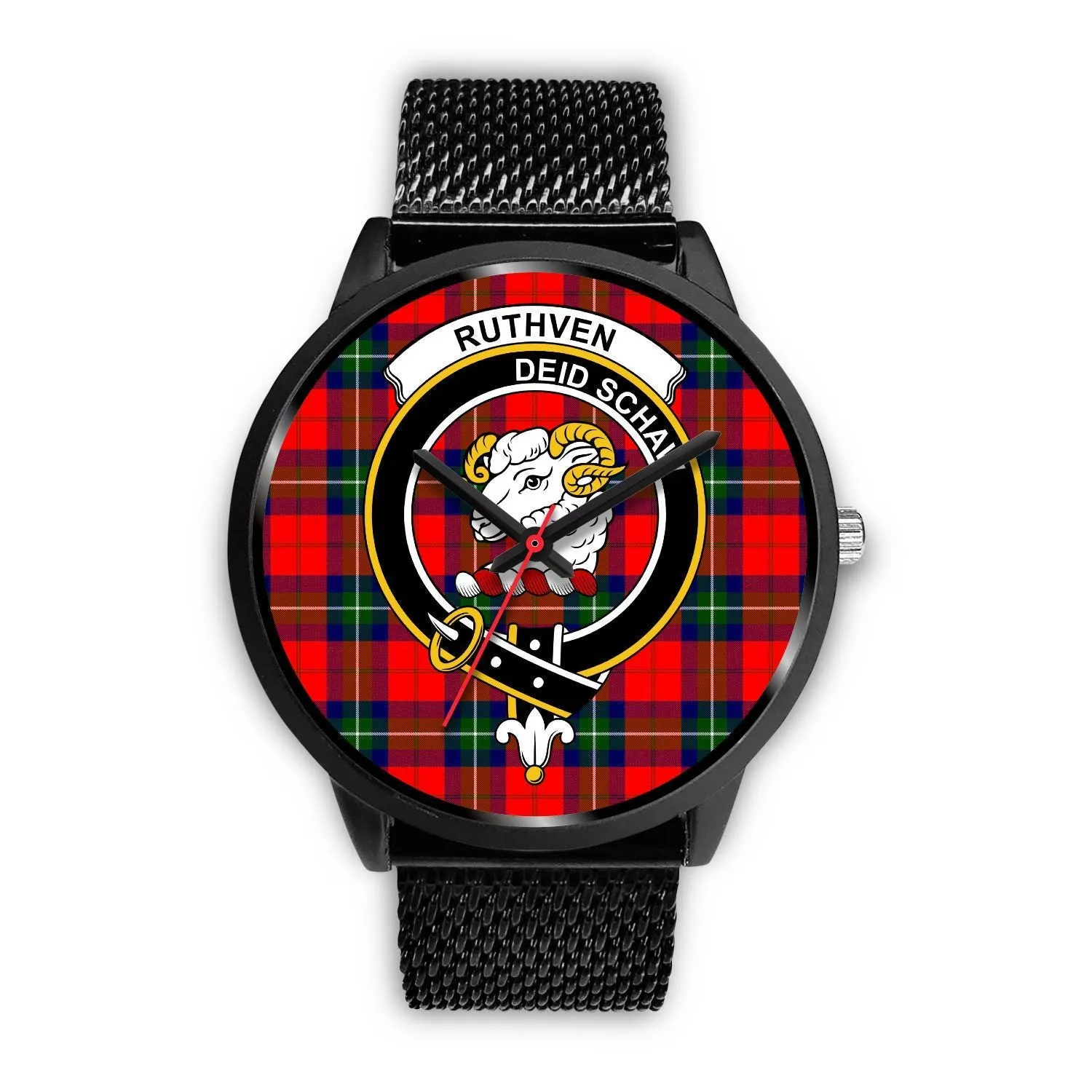 Ruthven Modern Clan Badge Tartan Black Watch