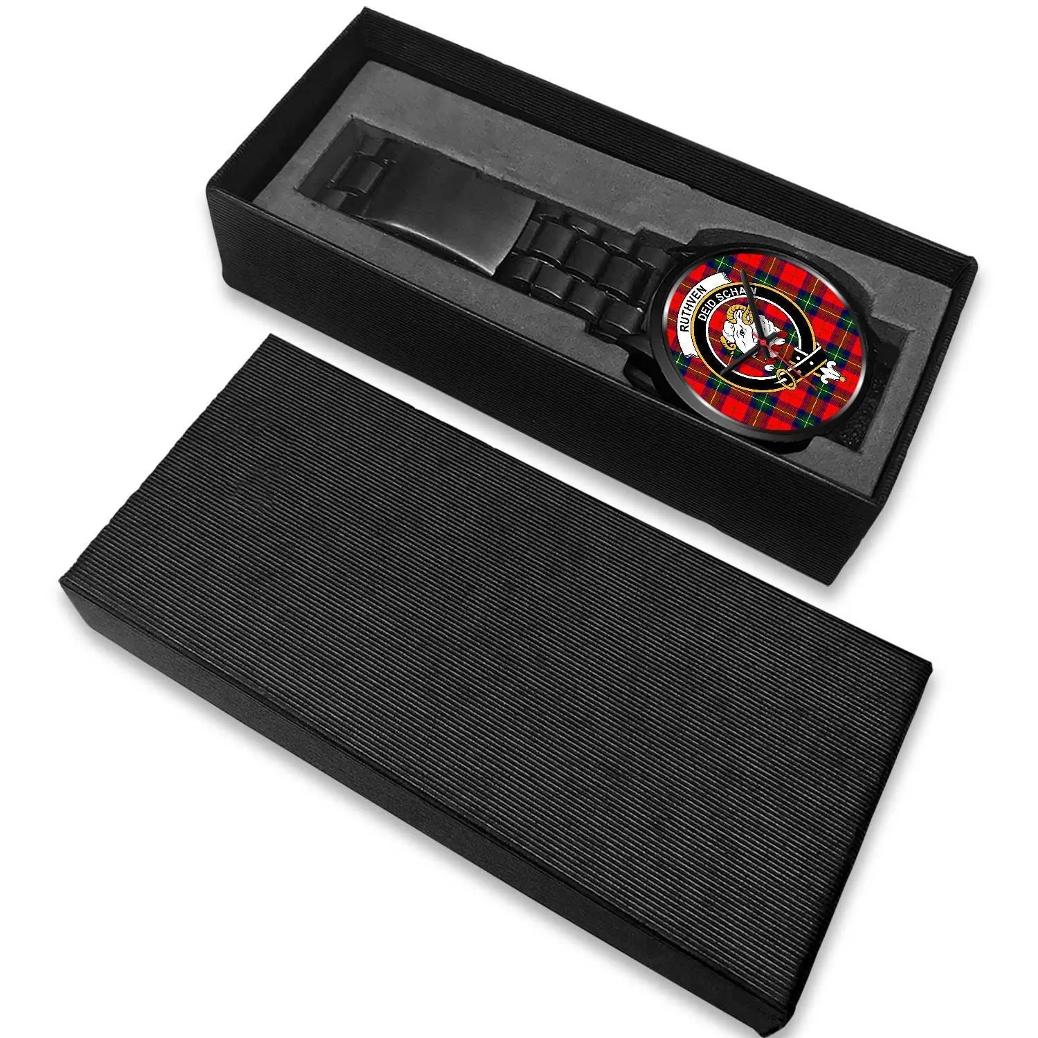 Ruthven Modern Clan Badge Tartan Black Watch