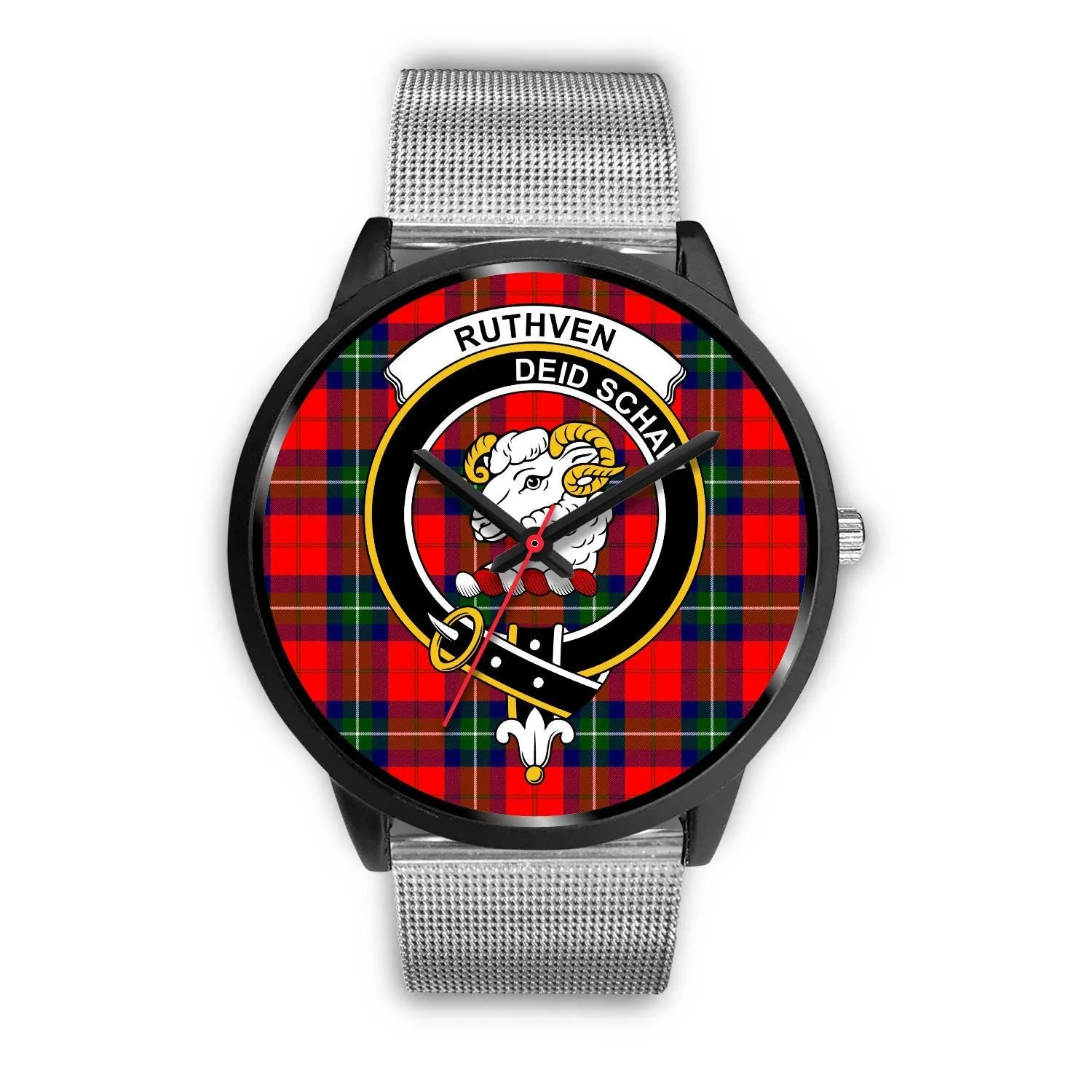 Ruthven Modern Clan Badge Tartan Black Watch