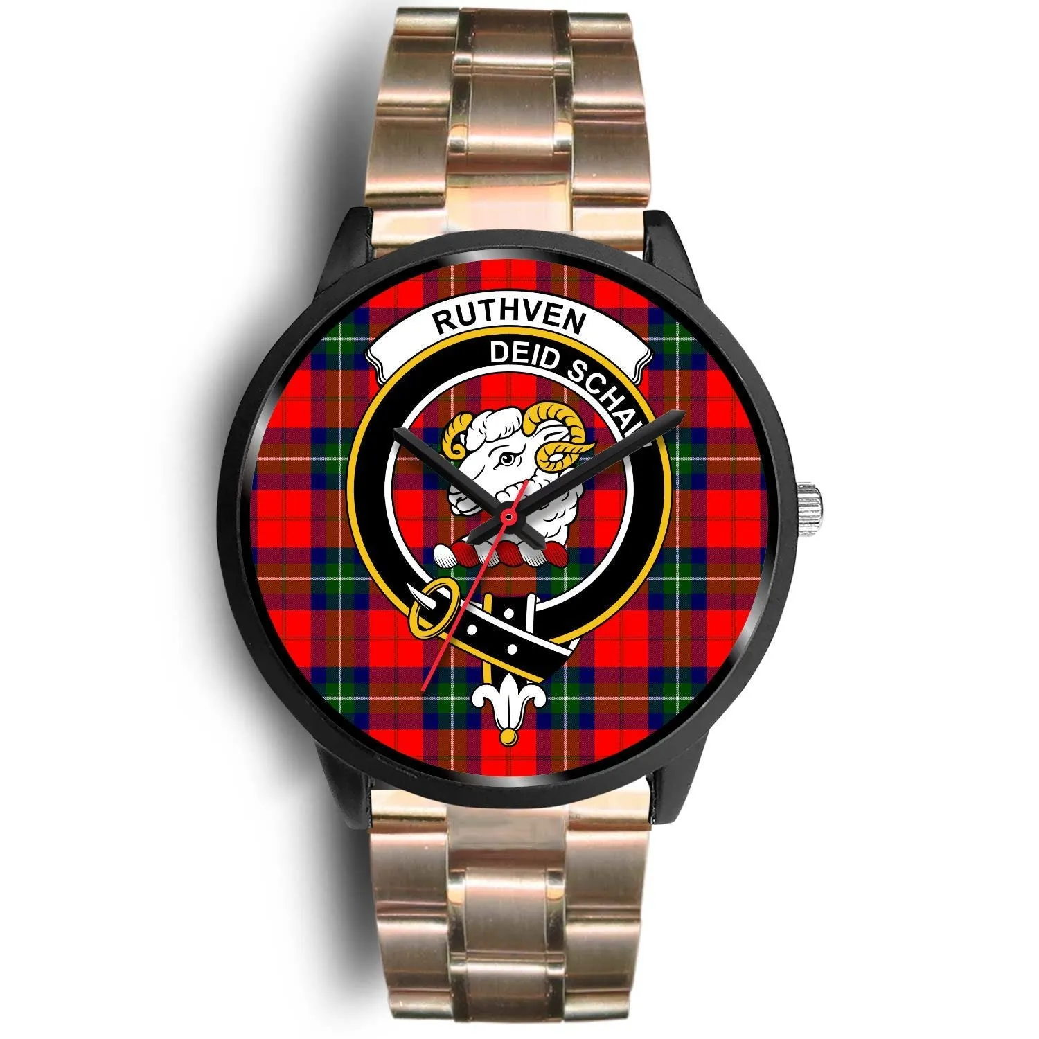 Ruthven Modern Clan Badge Tartan Black Watch