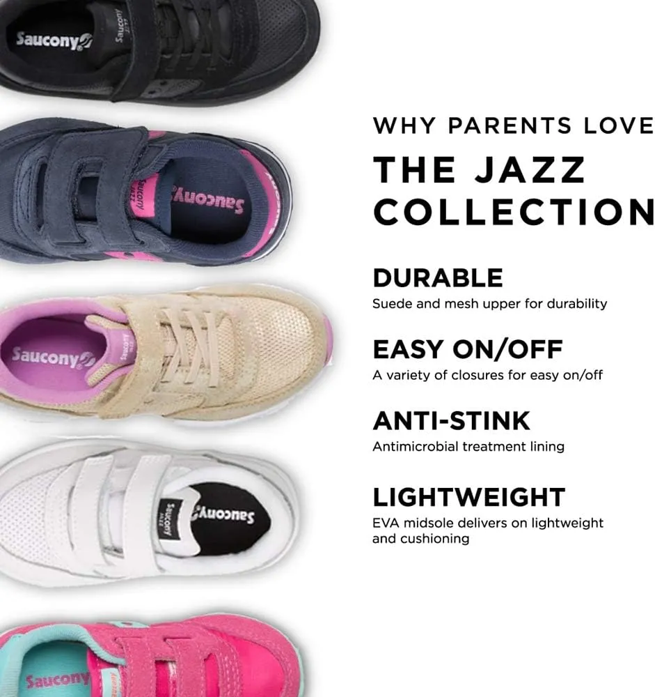 Saucony Unisex-Child Baby Jazz Court Sneaker