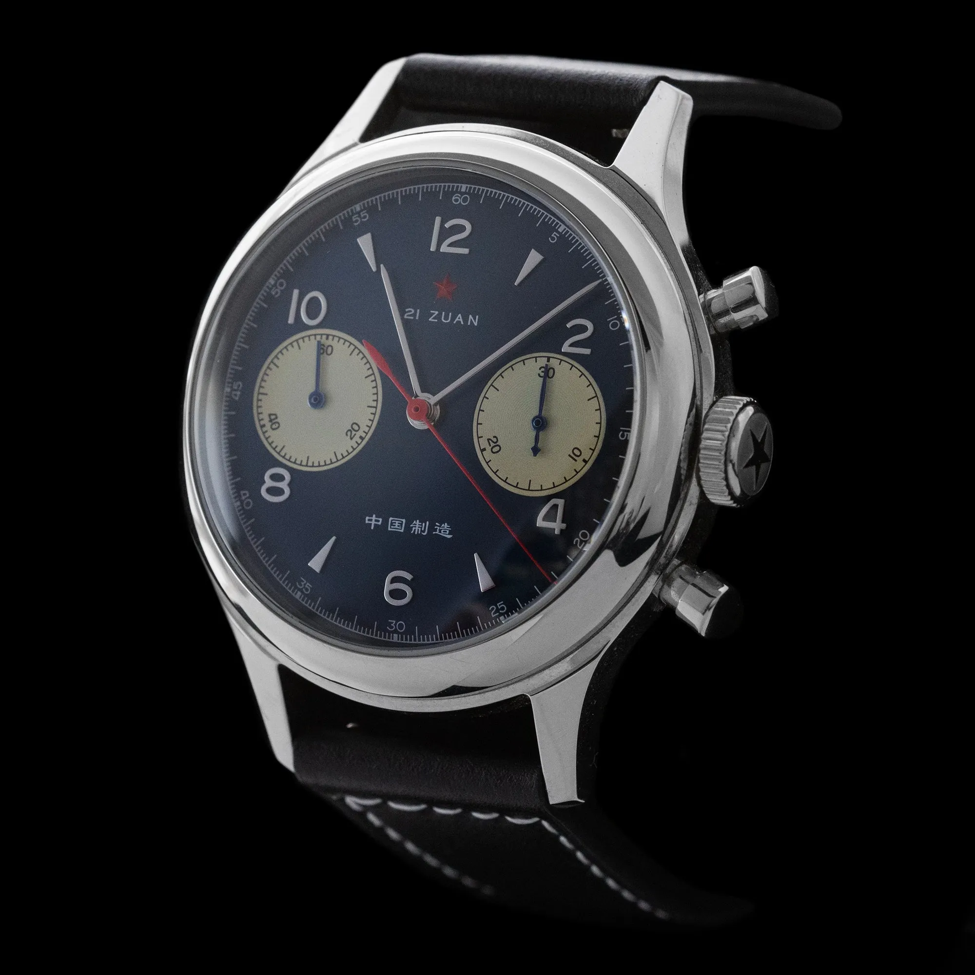 Seakoss - 'Red Star' 1963 Mechanical Chronograph 38mm