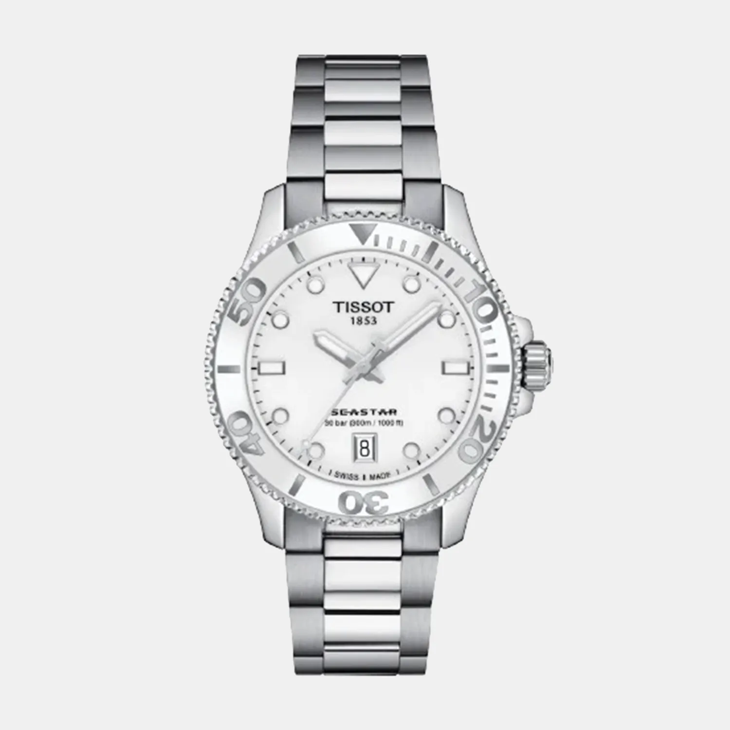Seastar Unisex Analog Stainless Steel Watch T1202101101100