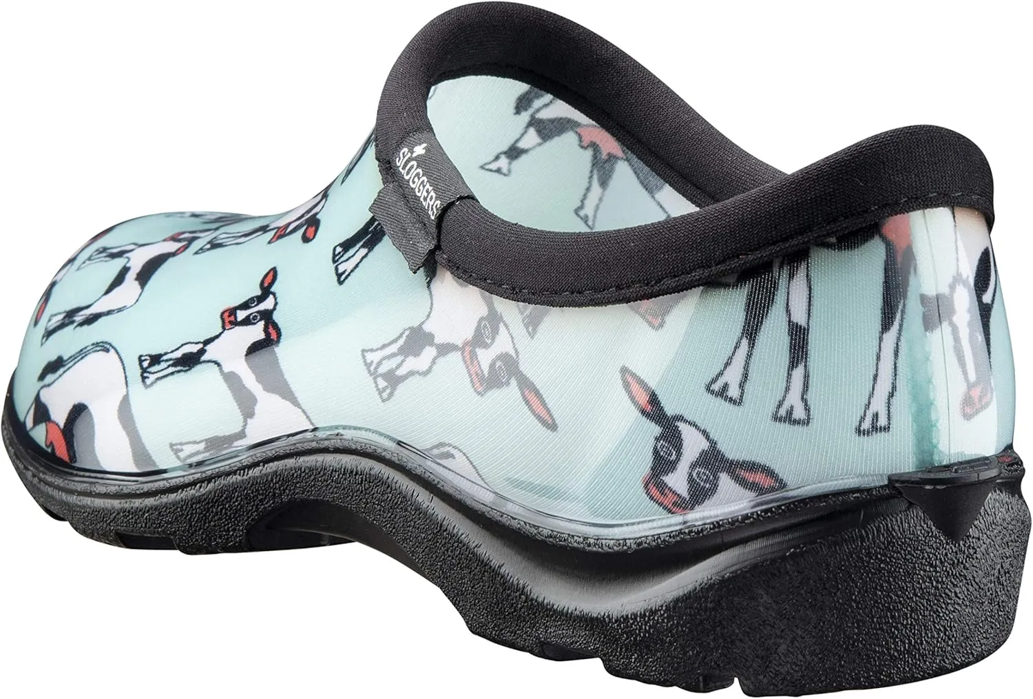 Sloggers Women's Waterproof Rain and Garden Shoe with Comfort Insole, Cow-abella Mint, Size 6, Style 5117CWM06