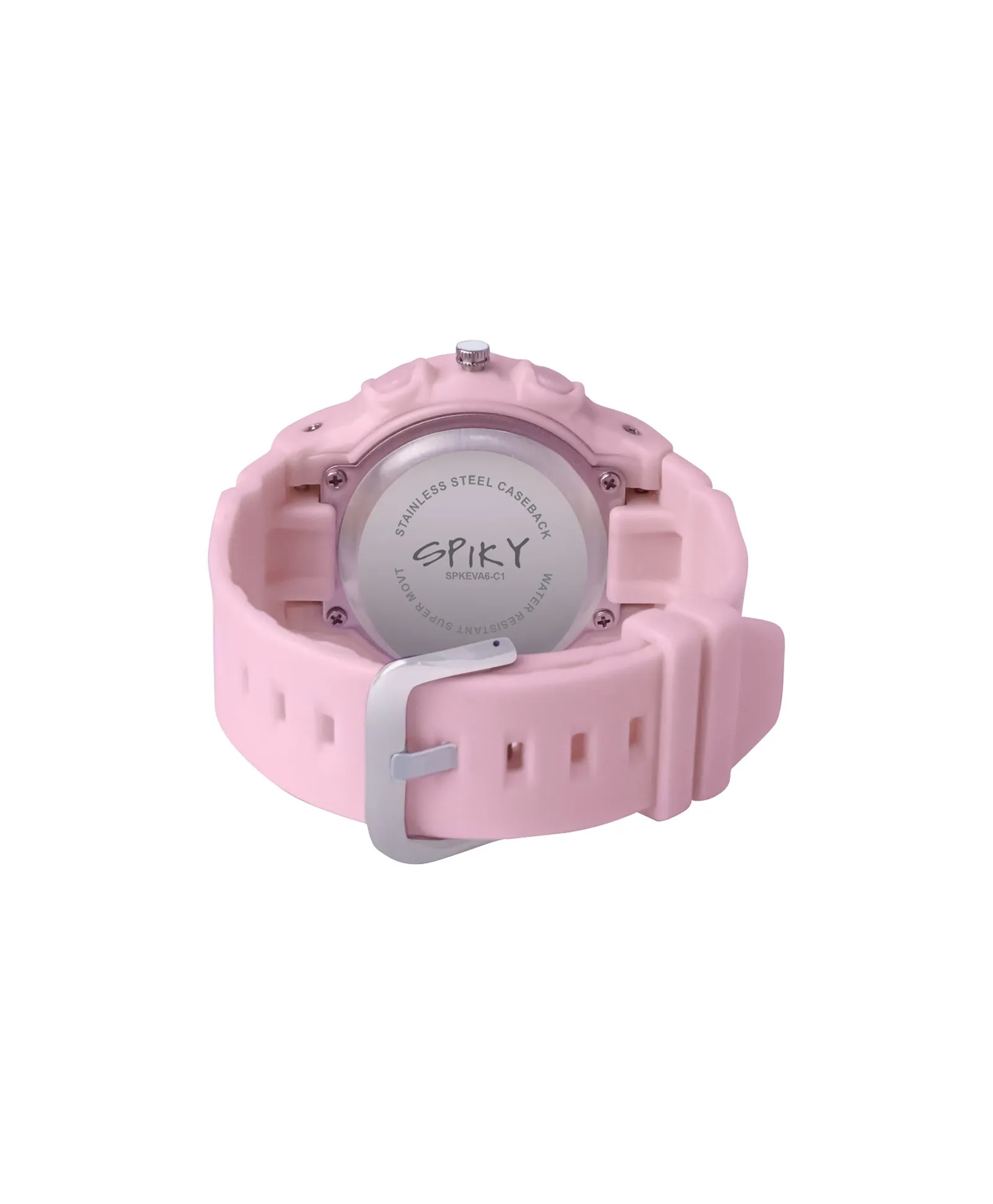 Spiky Analog & Digital Sporty Watch - Blue