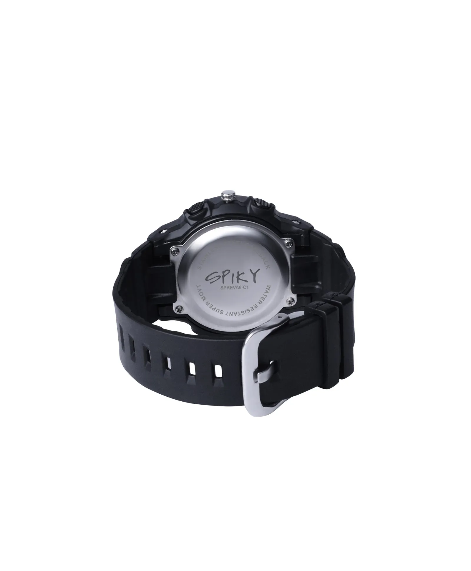 Spiky Analog & Digital Sporty Watch - Blue
