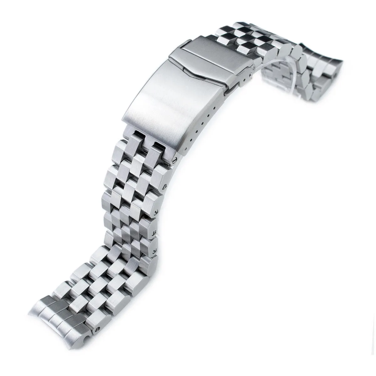 Super Engineer II for Seiko MM300 Prospex Marinemaster V-Clasp, Brushed