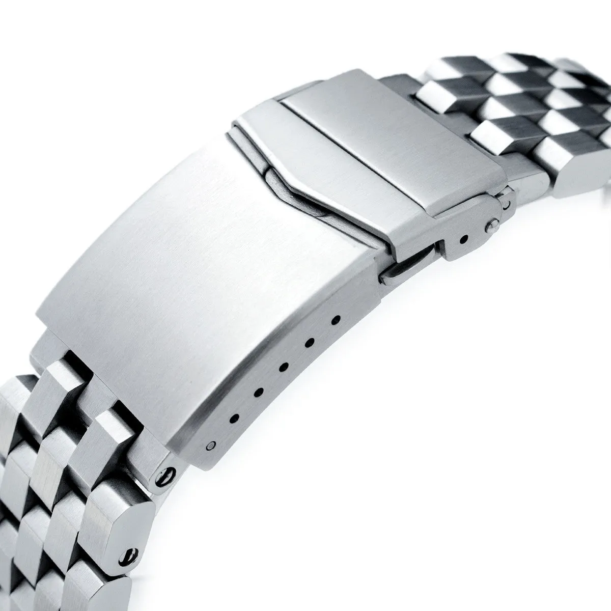 Super Engineer II for Seiko MM300 Prospex Marinemaster V-Clasp, Brushed