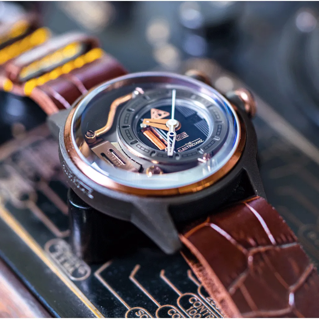 The ELECTRICIANZ Crocoz Nato Strap