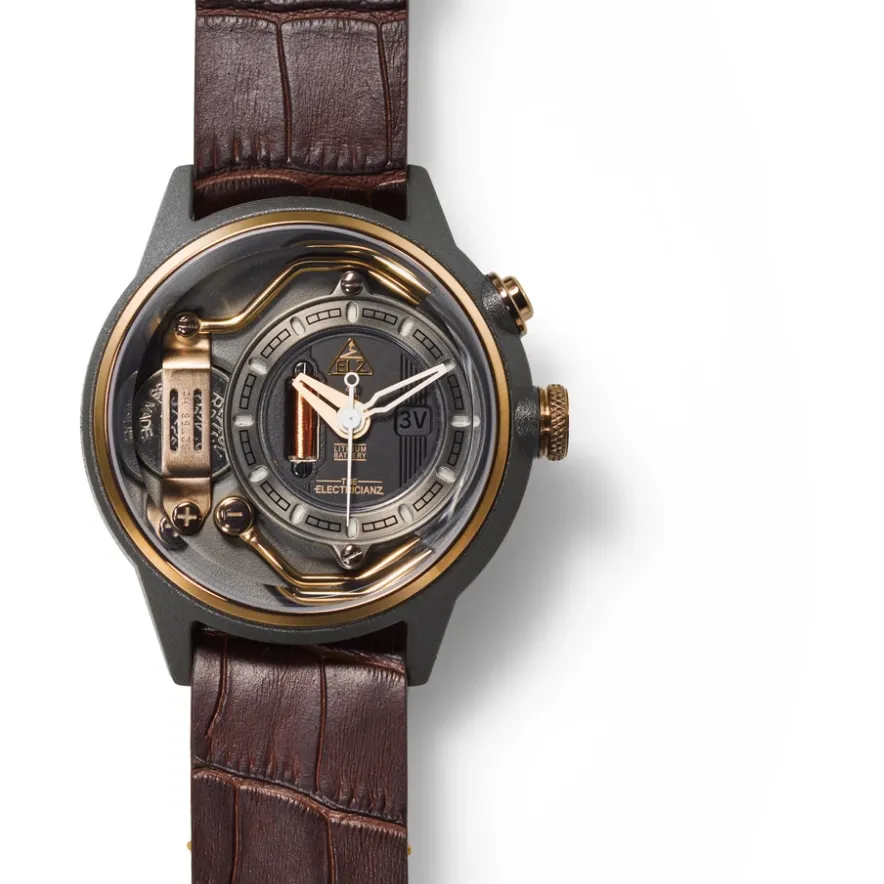 The ELECTRICIANZ Crocoz Nato Strap