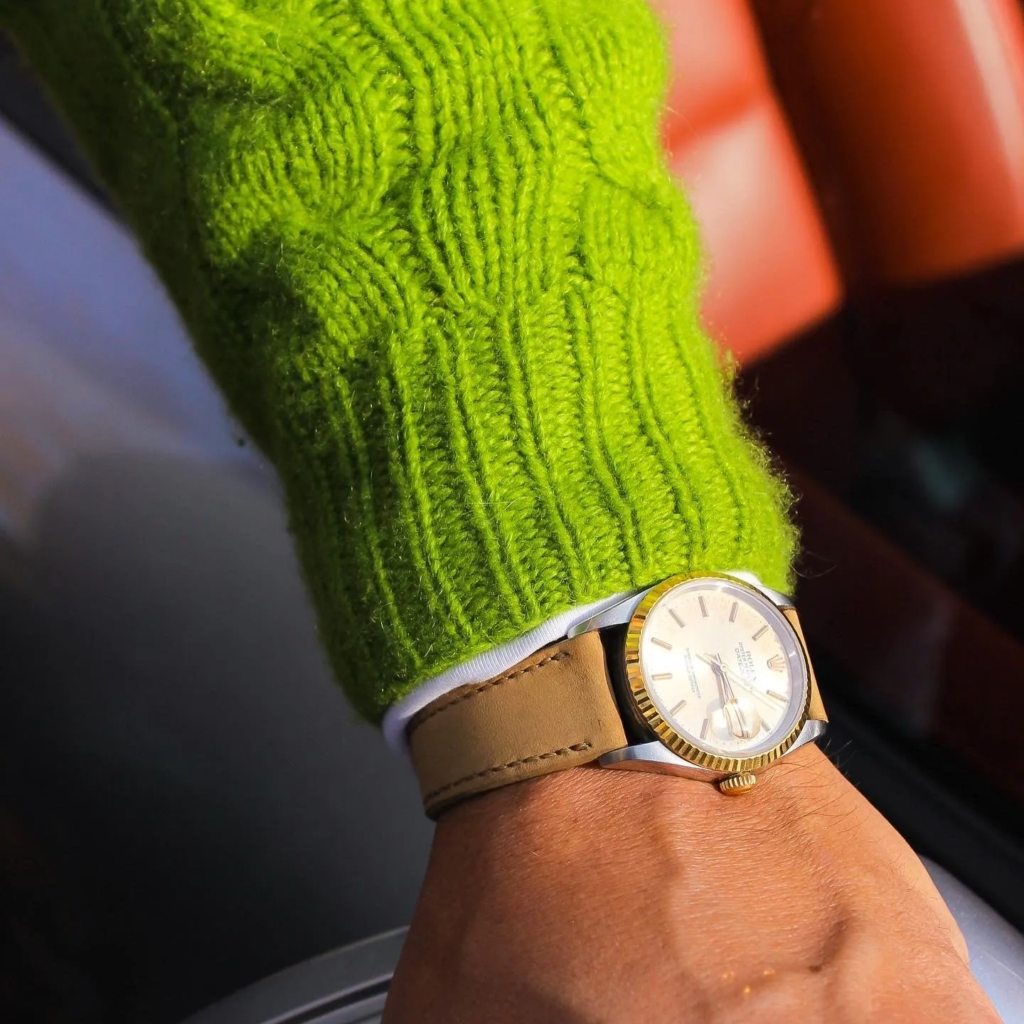 The Tod's Point Watch Strap in Sand