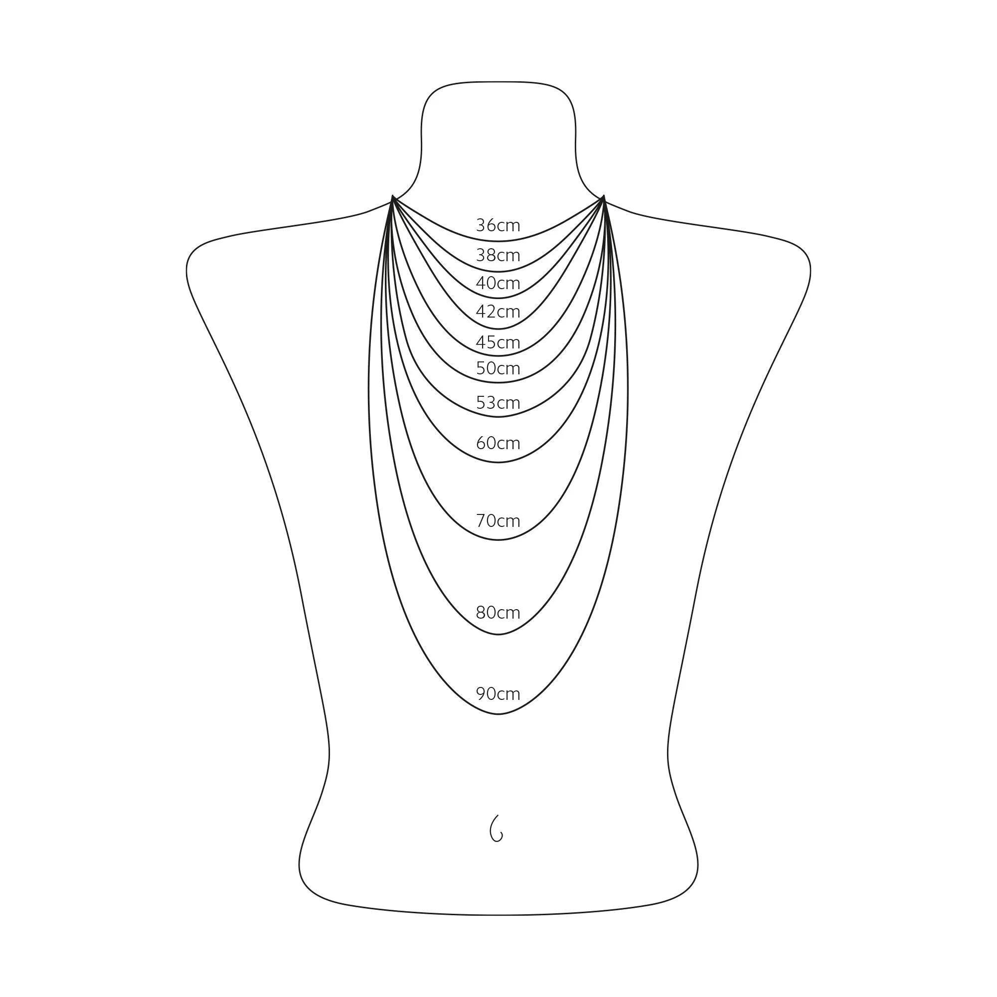THOMAS SABO Necklace with letter pendant V and white zirconia - gold