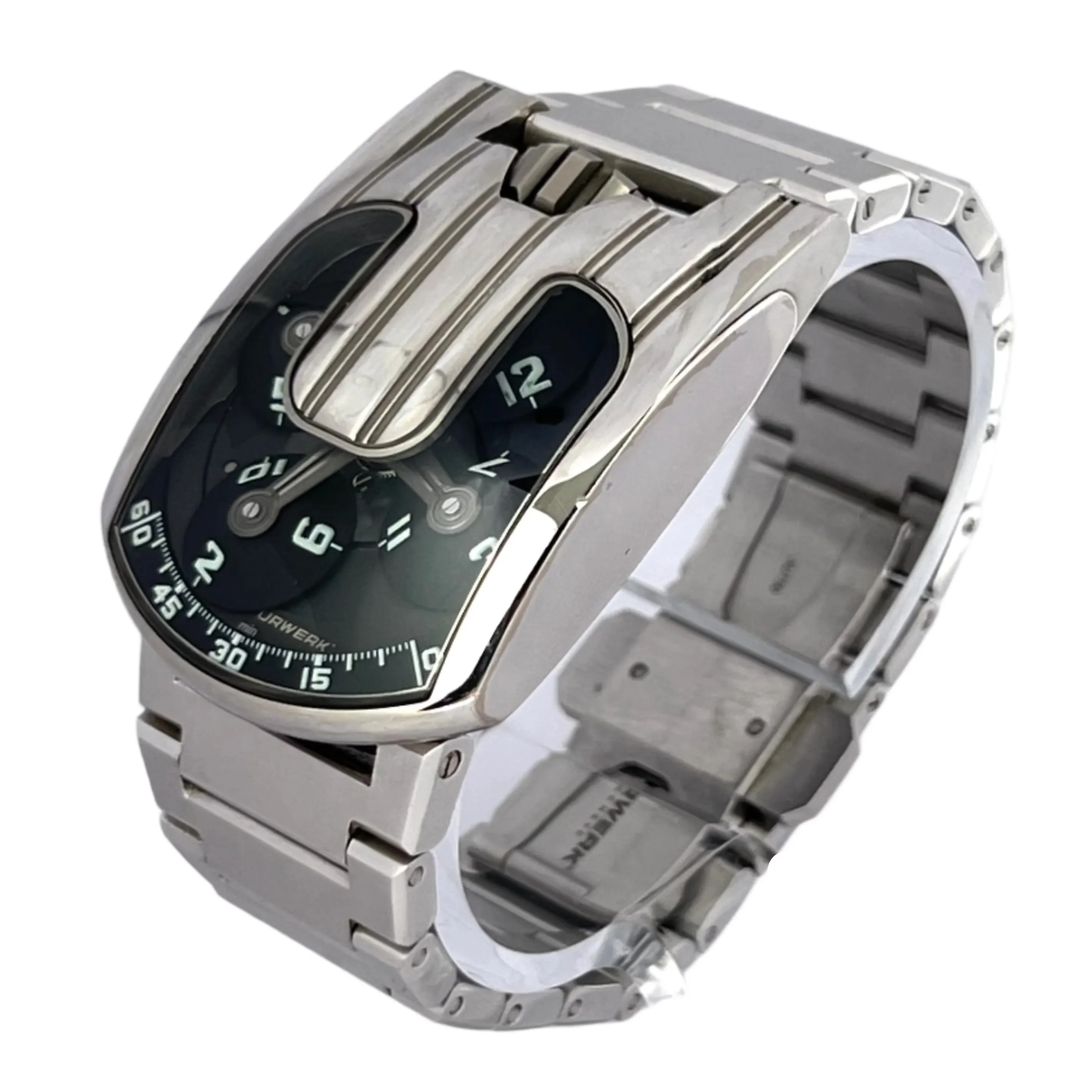 Urwerk 18K White Gold Men's Watch