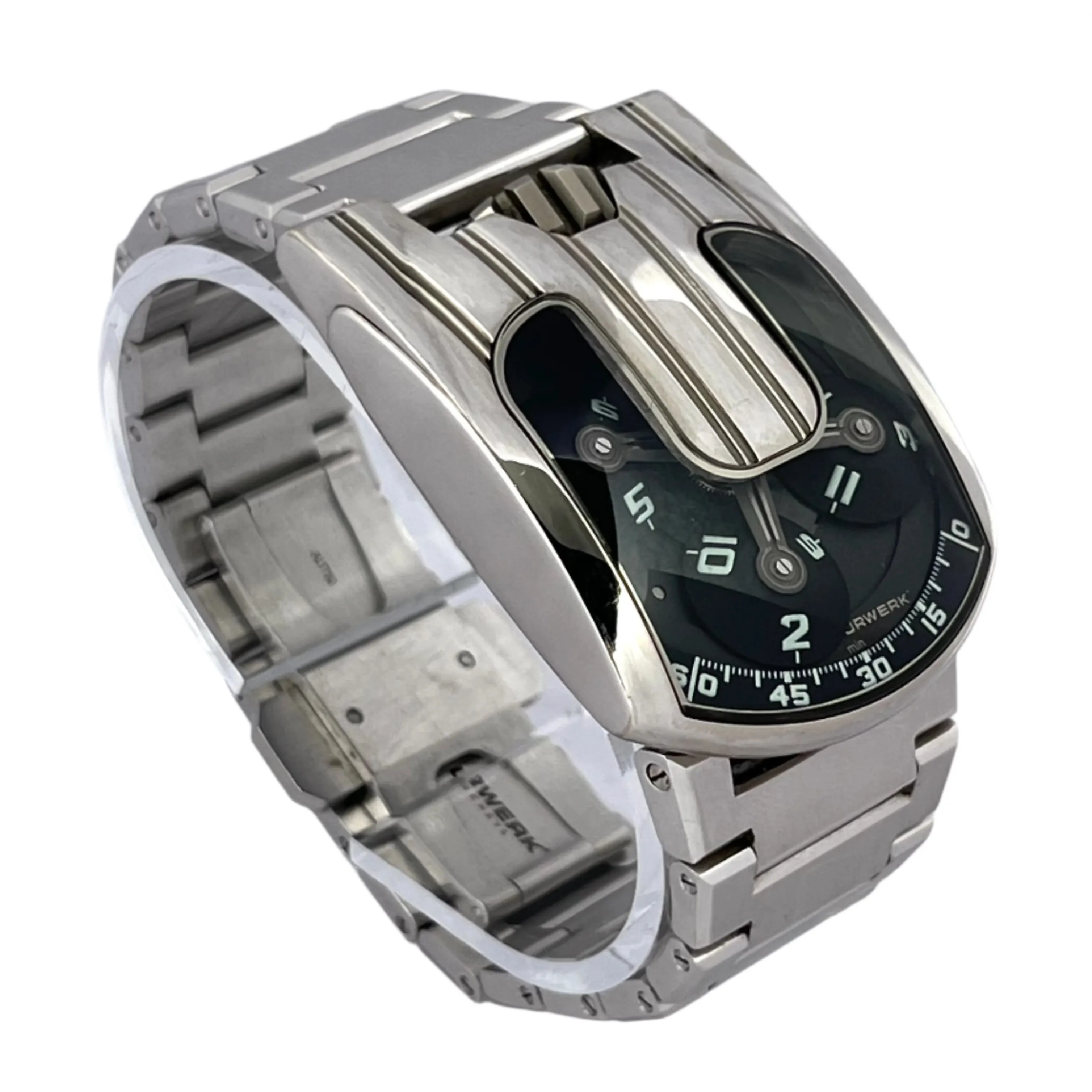Urwerk 18K White Gold Men's Watch