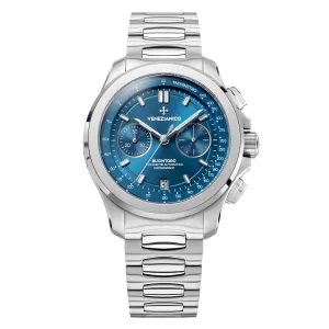 Venezianico Automatic Chronograph Watch Bucintoro 40mm Blue 8221501C