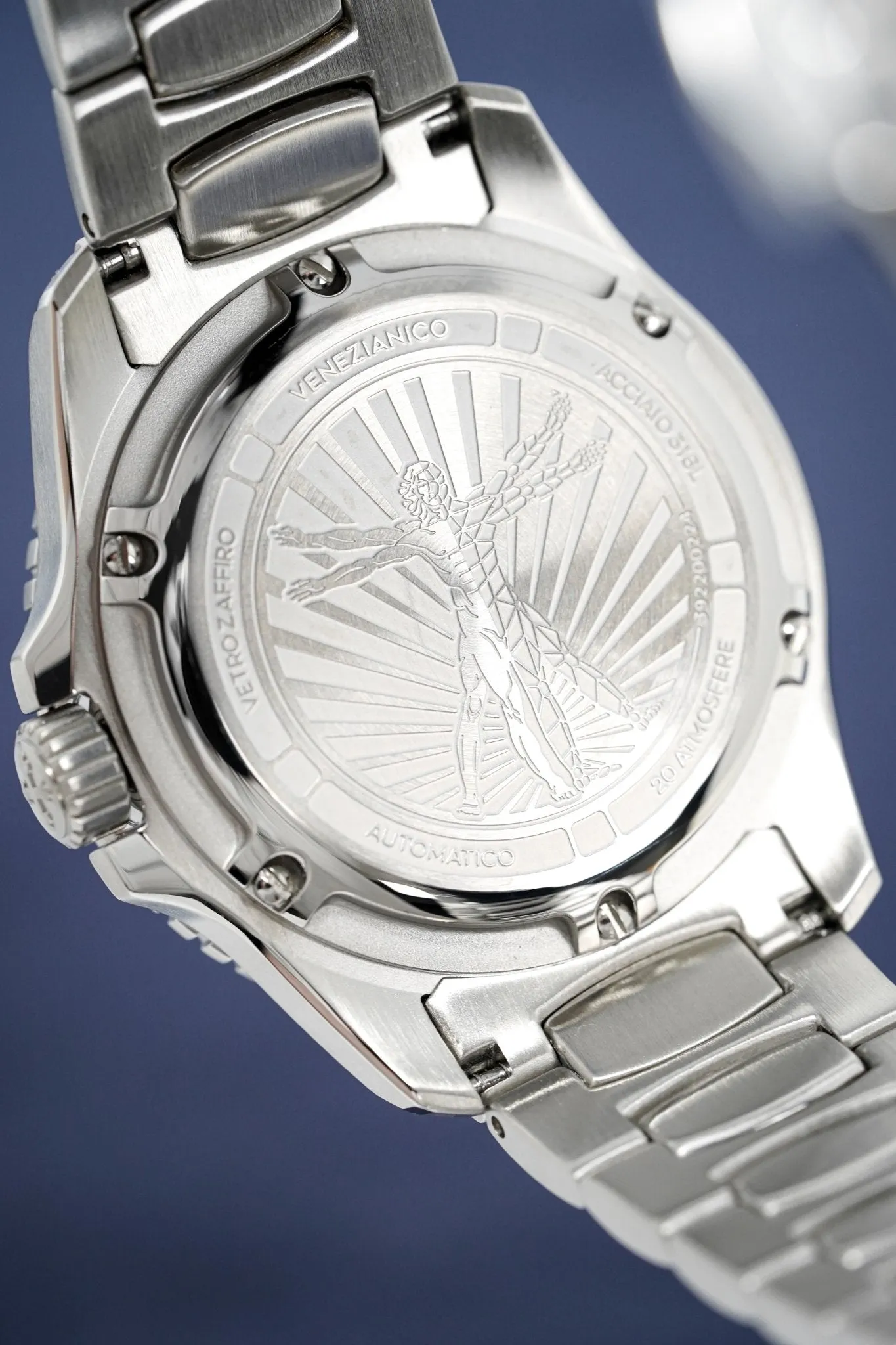 Venezianico Automatic Watch Nereide UltraLeggero Skeleton Canova Bracelet 3921503C