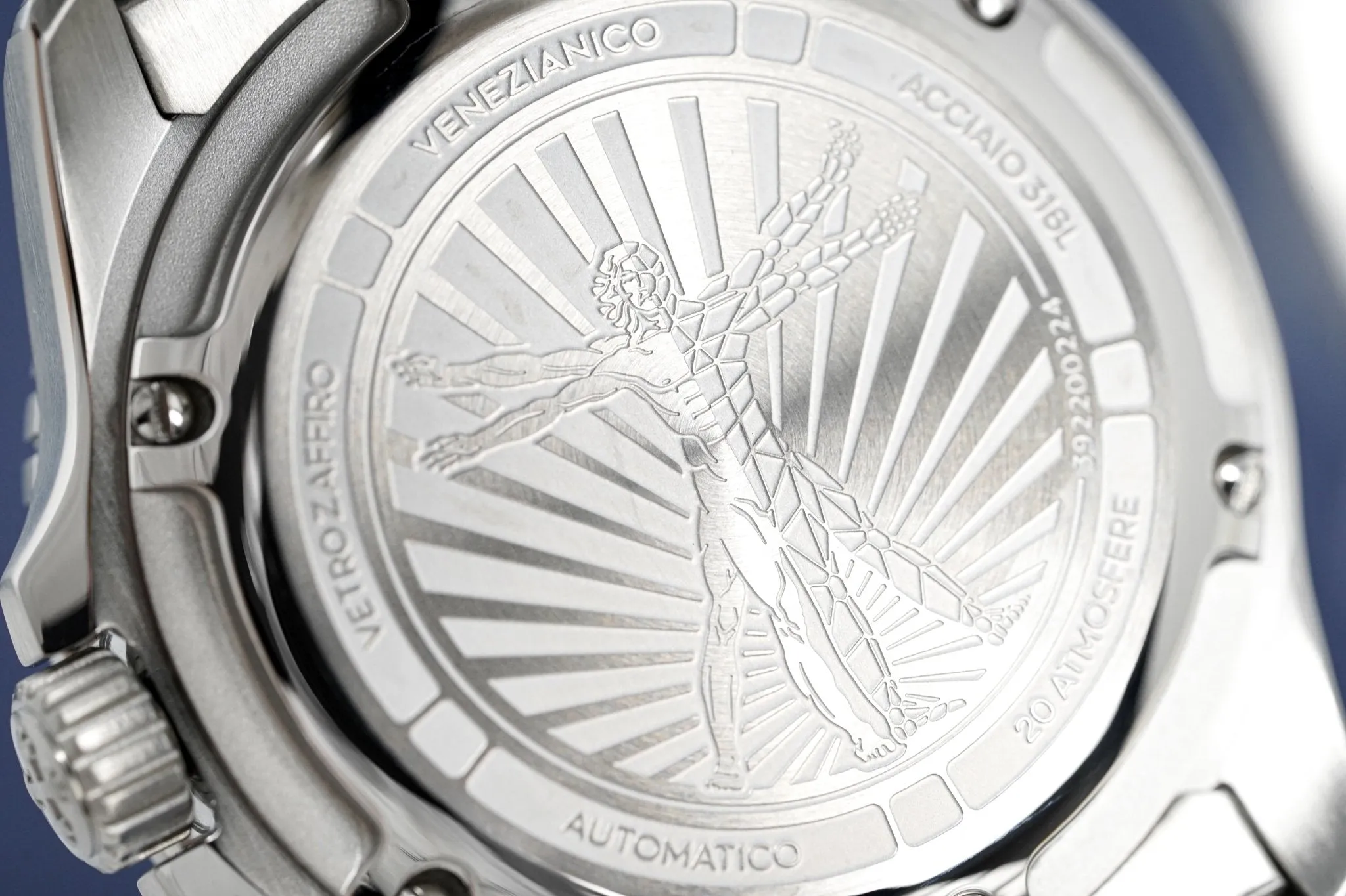 Venezianico Automatic Watch Nereide UltraLeggero Skeleton Canova Bracelet 3921503C
